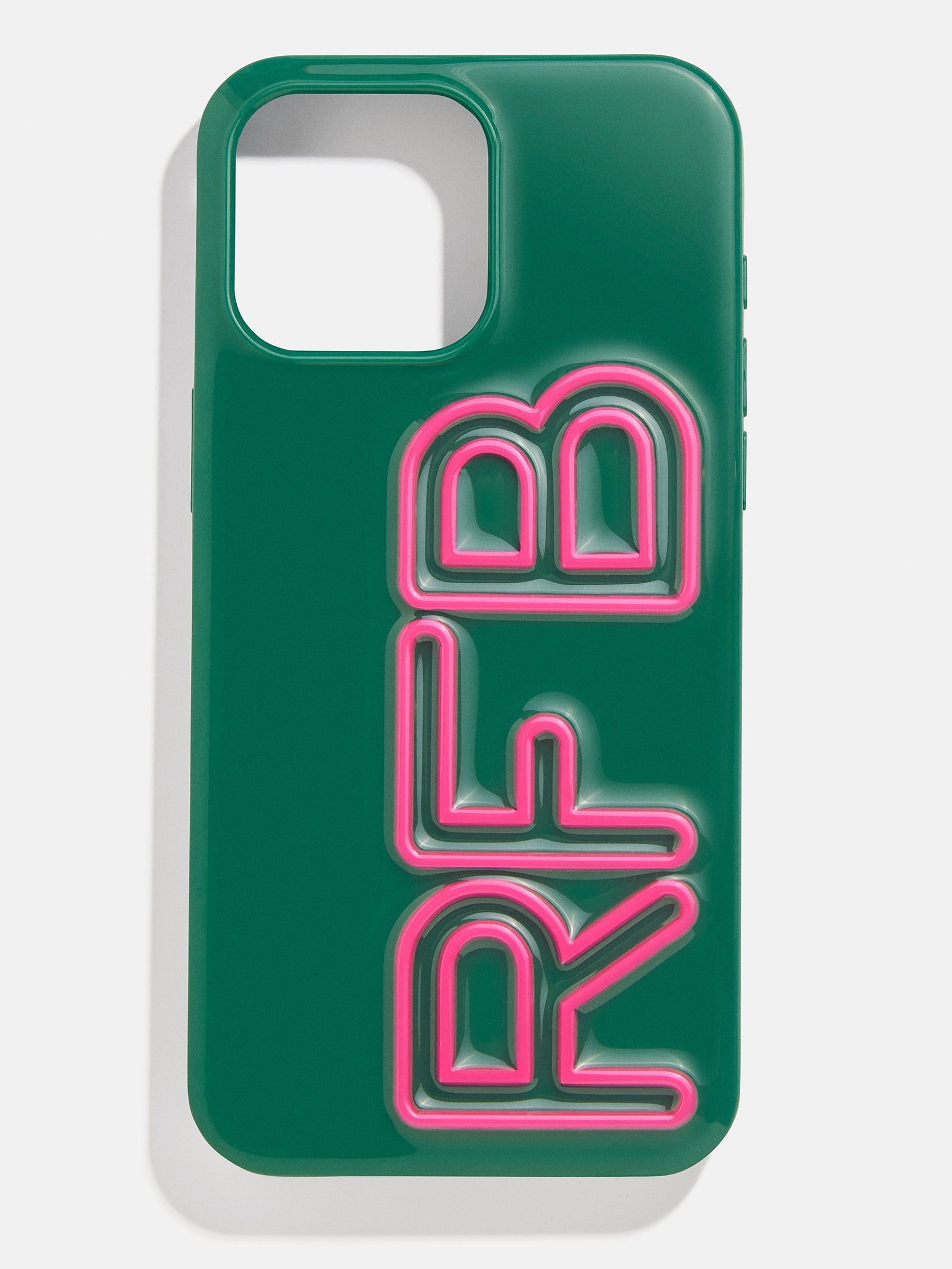 Fine Line Custom IPhone Case - Green/Hot Pink-Blues Comming