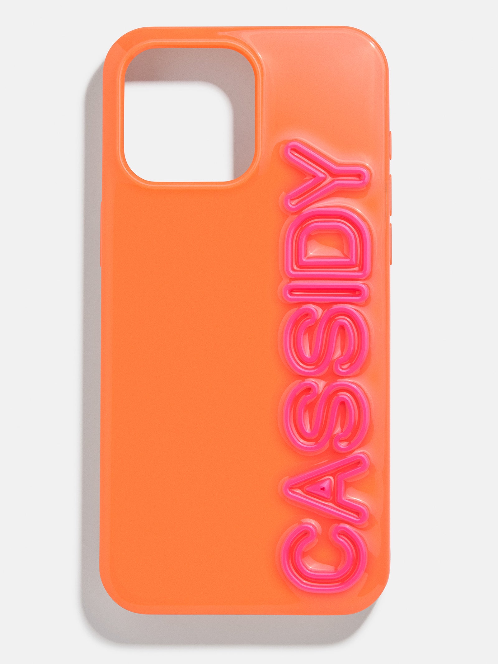 Fine Line Custom iPhone Case - Orange/Hot Pink-Blues Comming