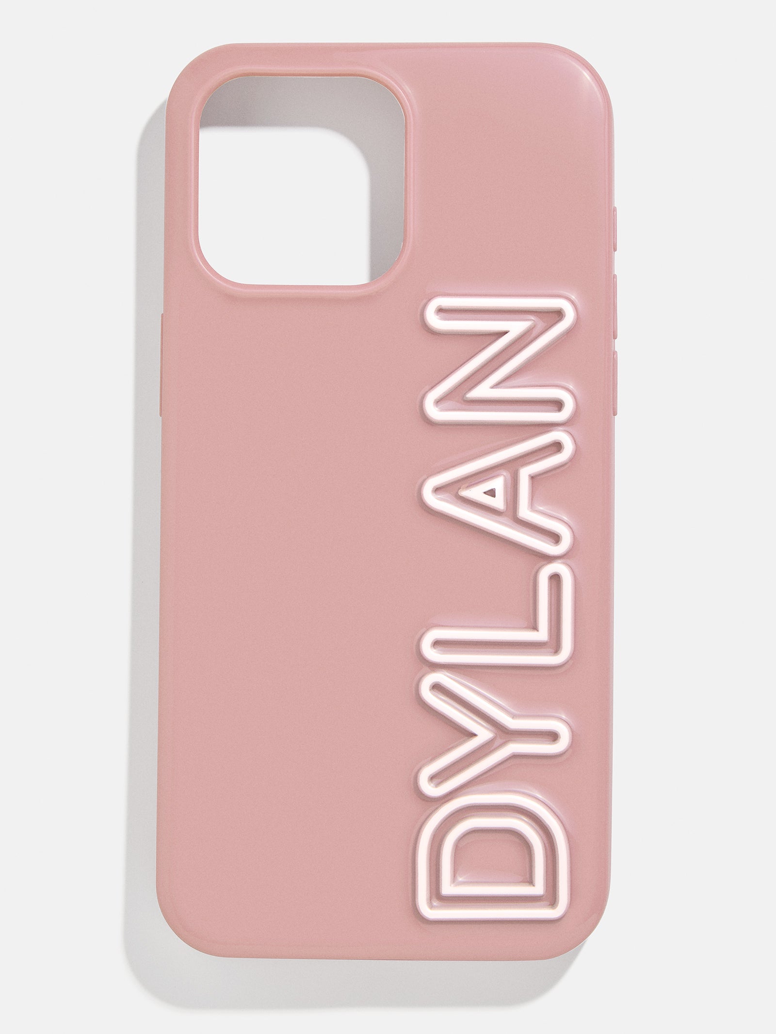 Fine Line Custom iPhone Case - Dusty Rose/White-Blues Comming