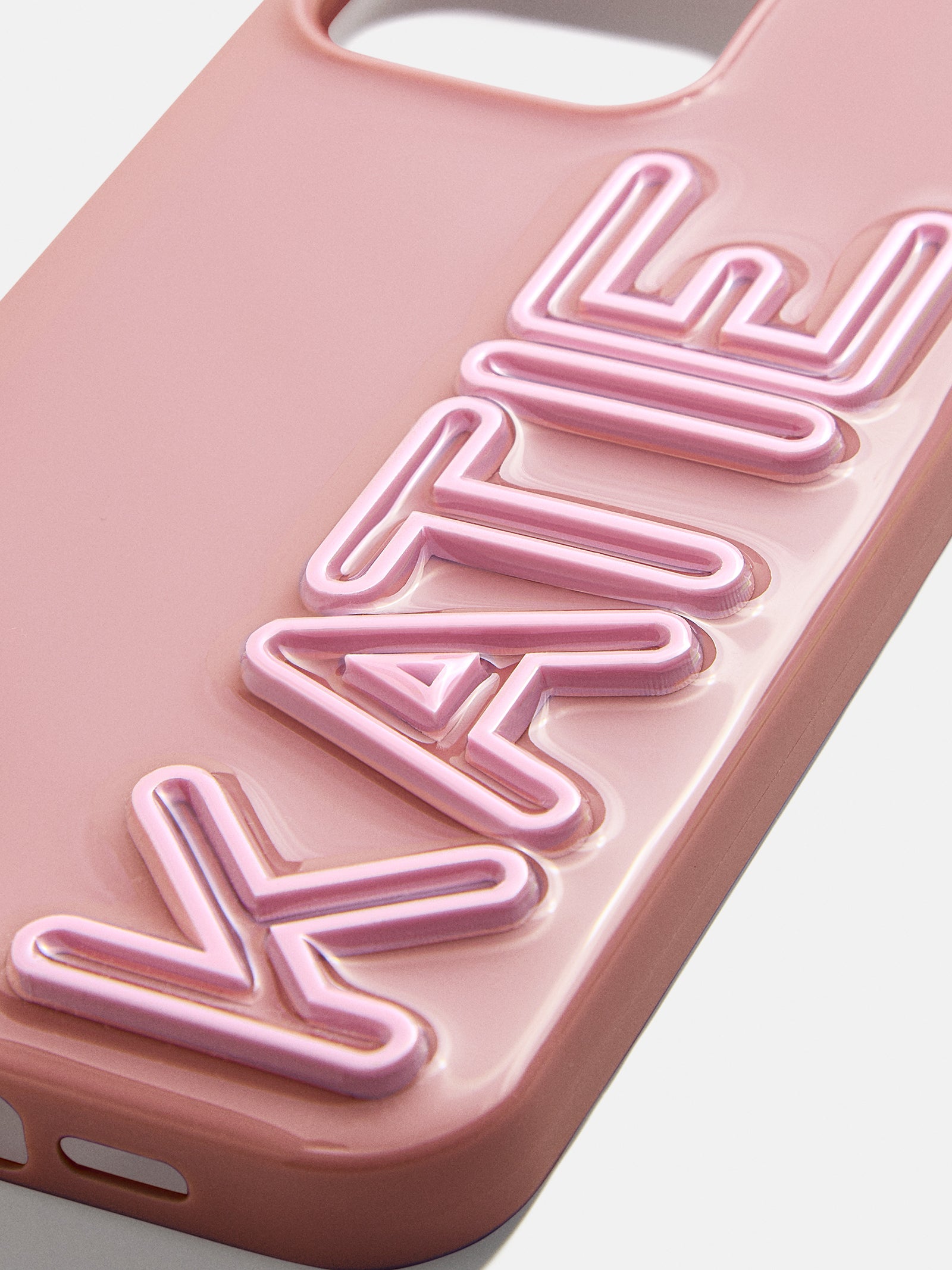 Fine Line Custom iPhone Case - Dusty Rose/Blush-Blues Comming