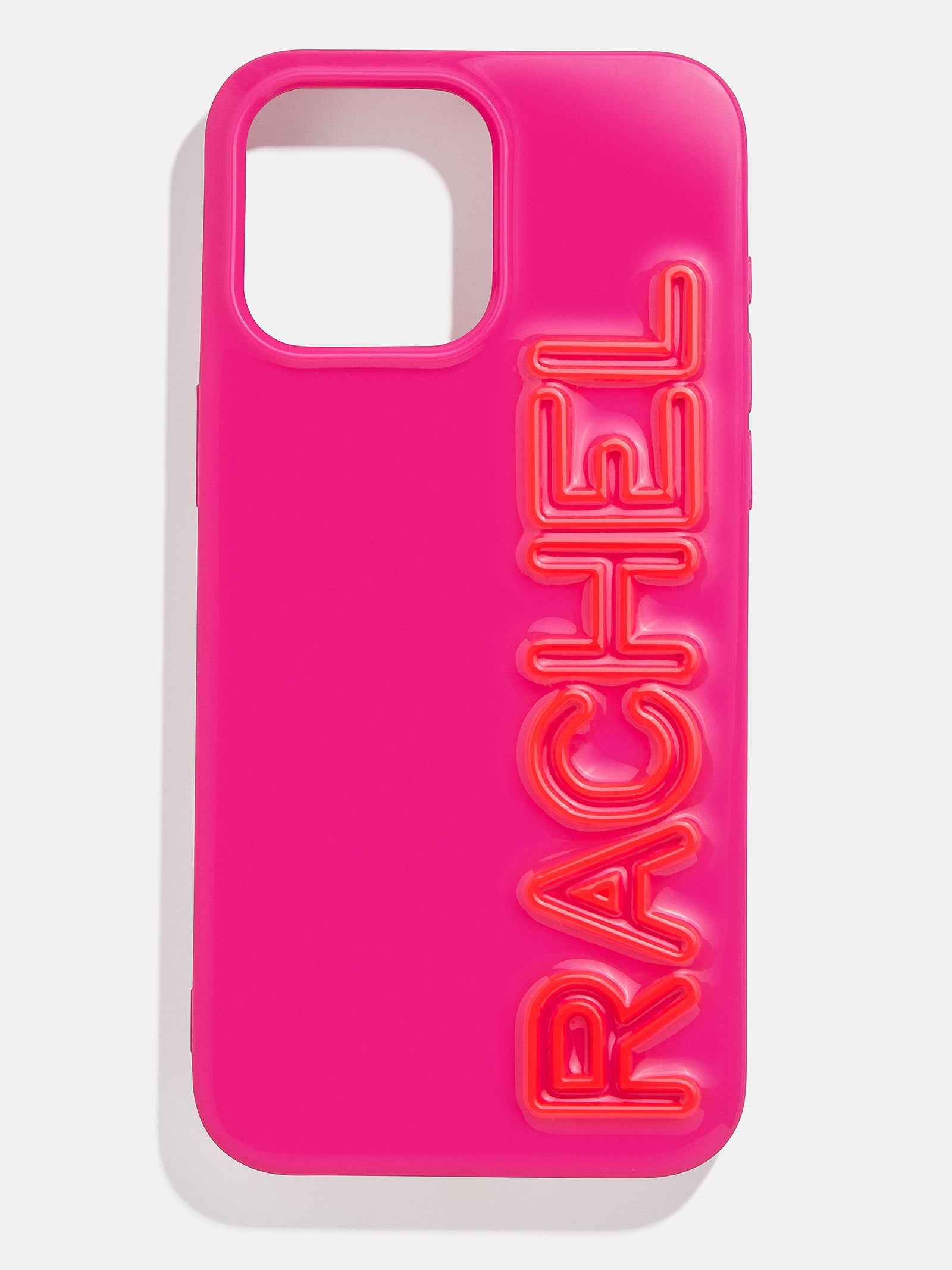 Fine Line Custom iPhone Case - Neon Pink/Neon Coral-Blues Comming