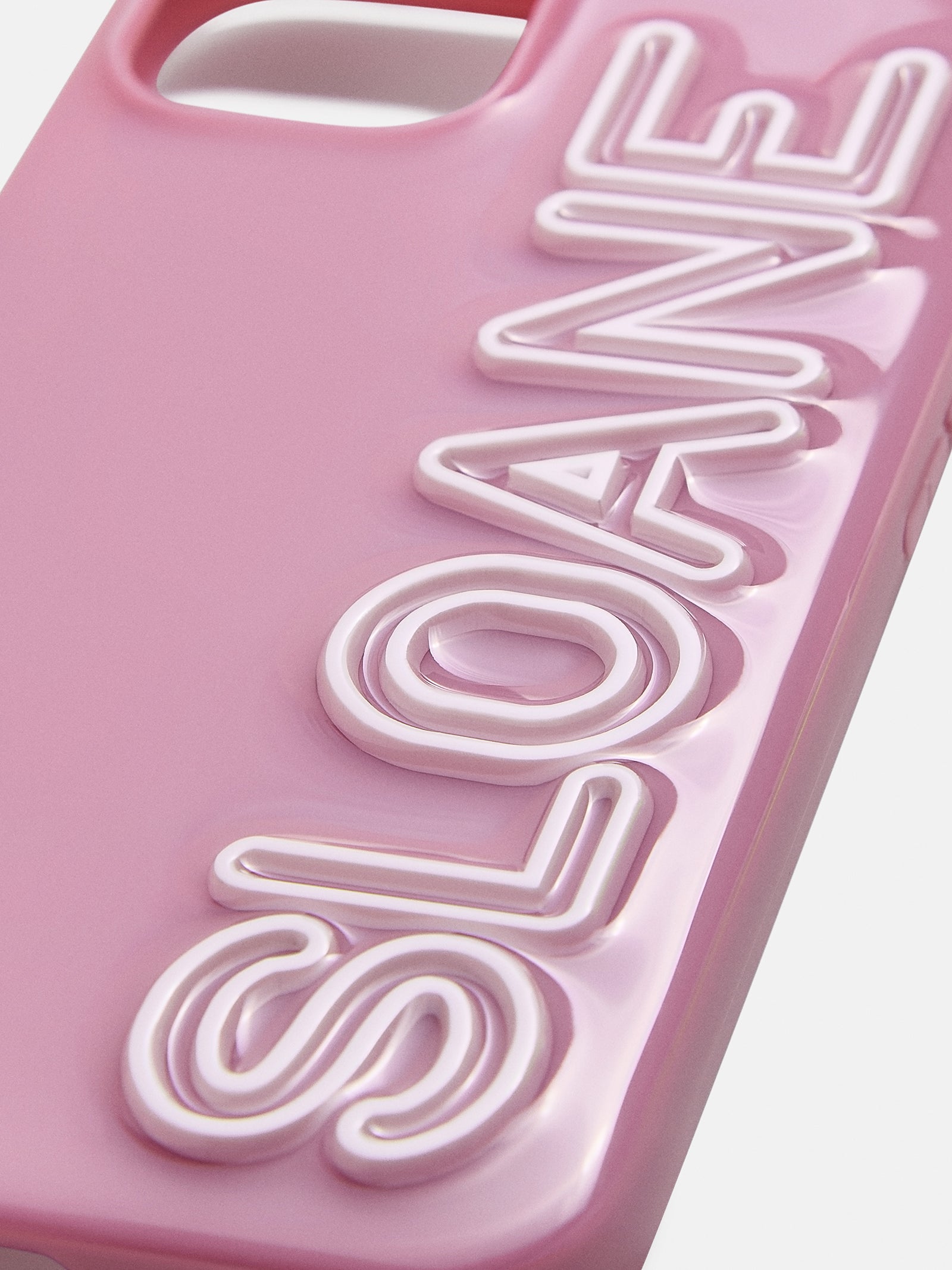 Fine Line Custom IPhone Case - Mauve/White-Blues Comming
