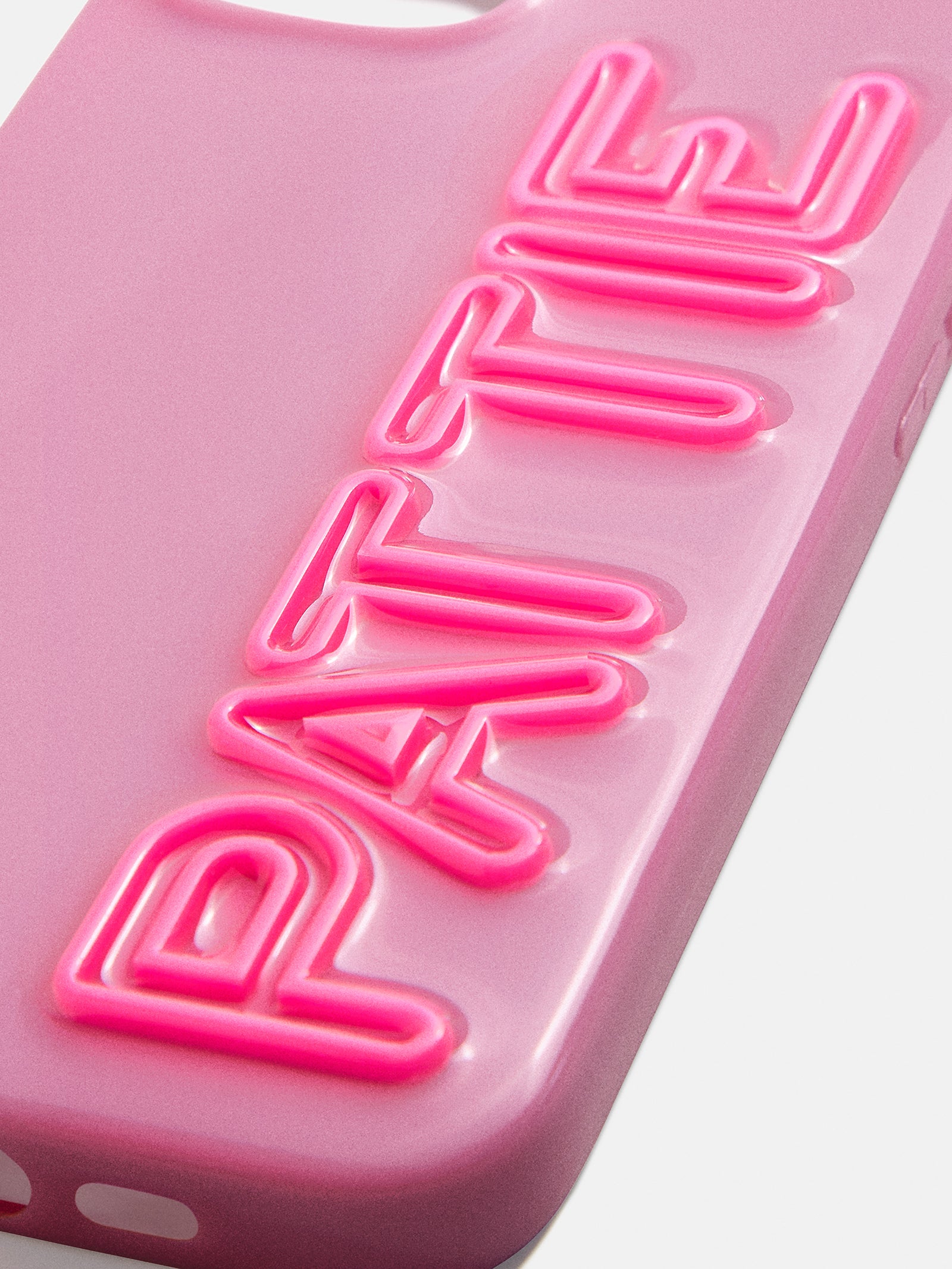 Fine Line Custom iPhone Case - Mauve/Hot Pink-Blues Comming