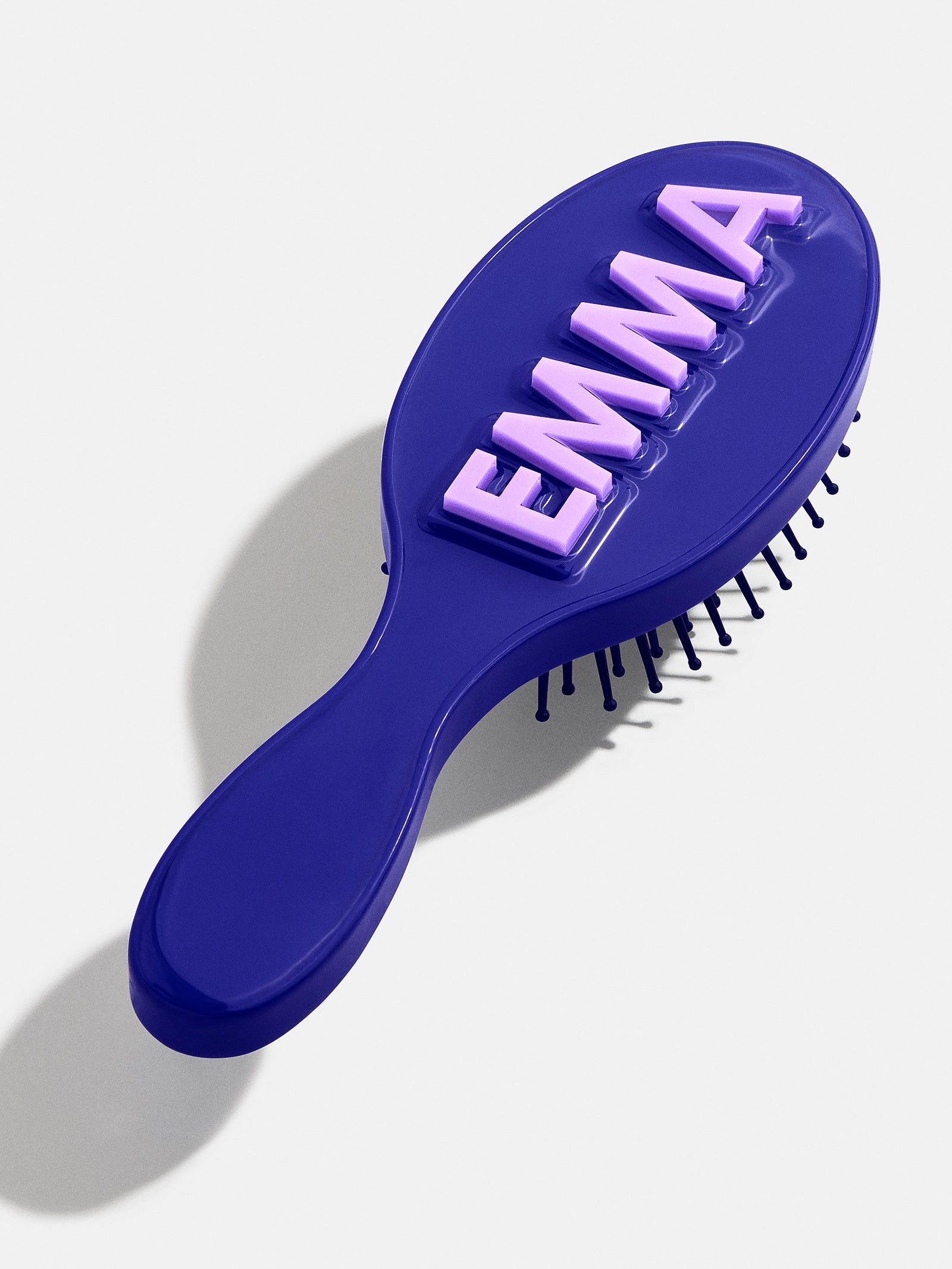 Mini Block Font Custom Hair Brush  - Navy/Light Purple-Blues Comming