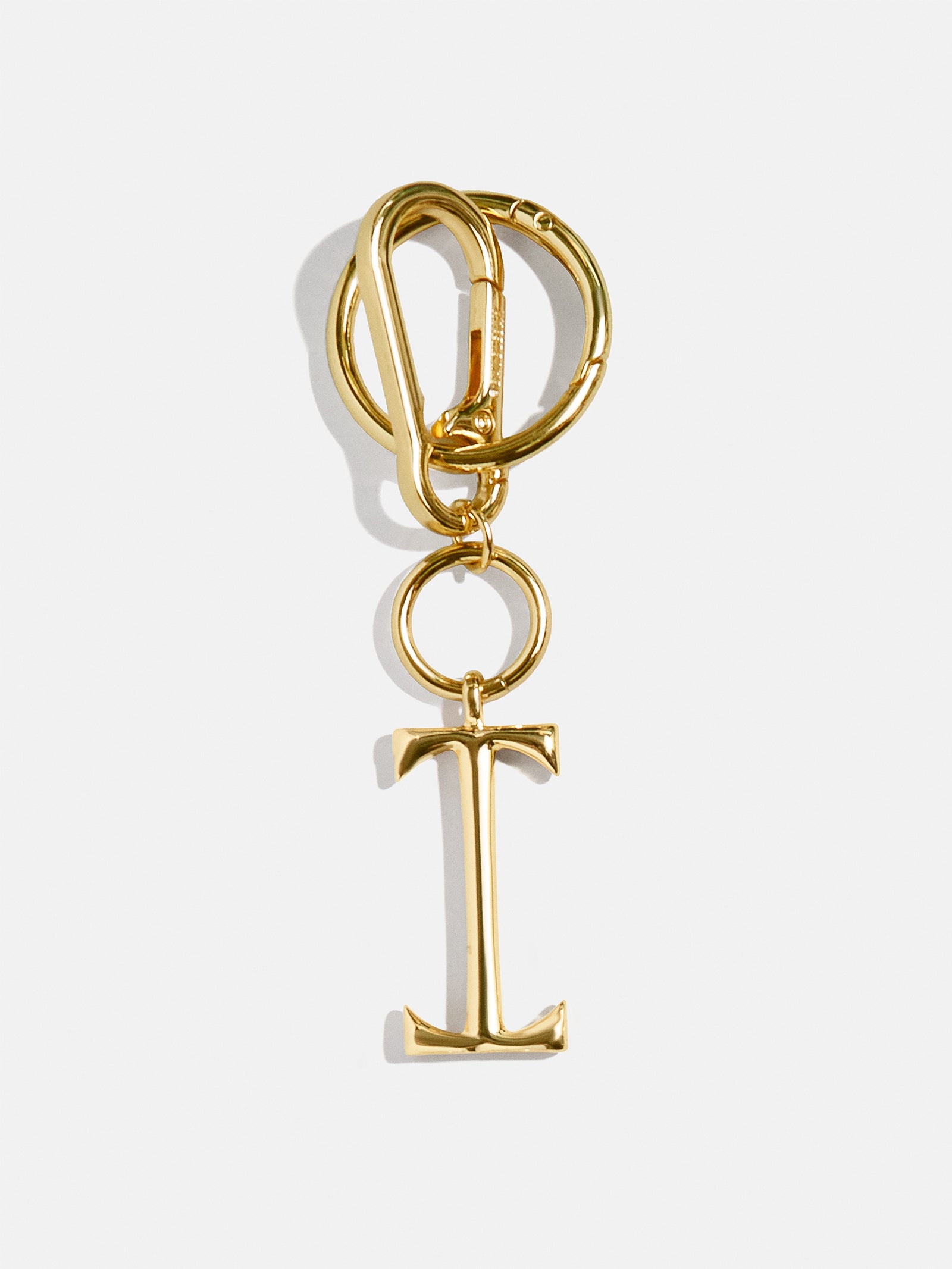 Gold Initial Enamel Bag Charm - I-Blues Comming