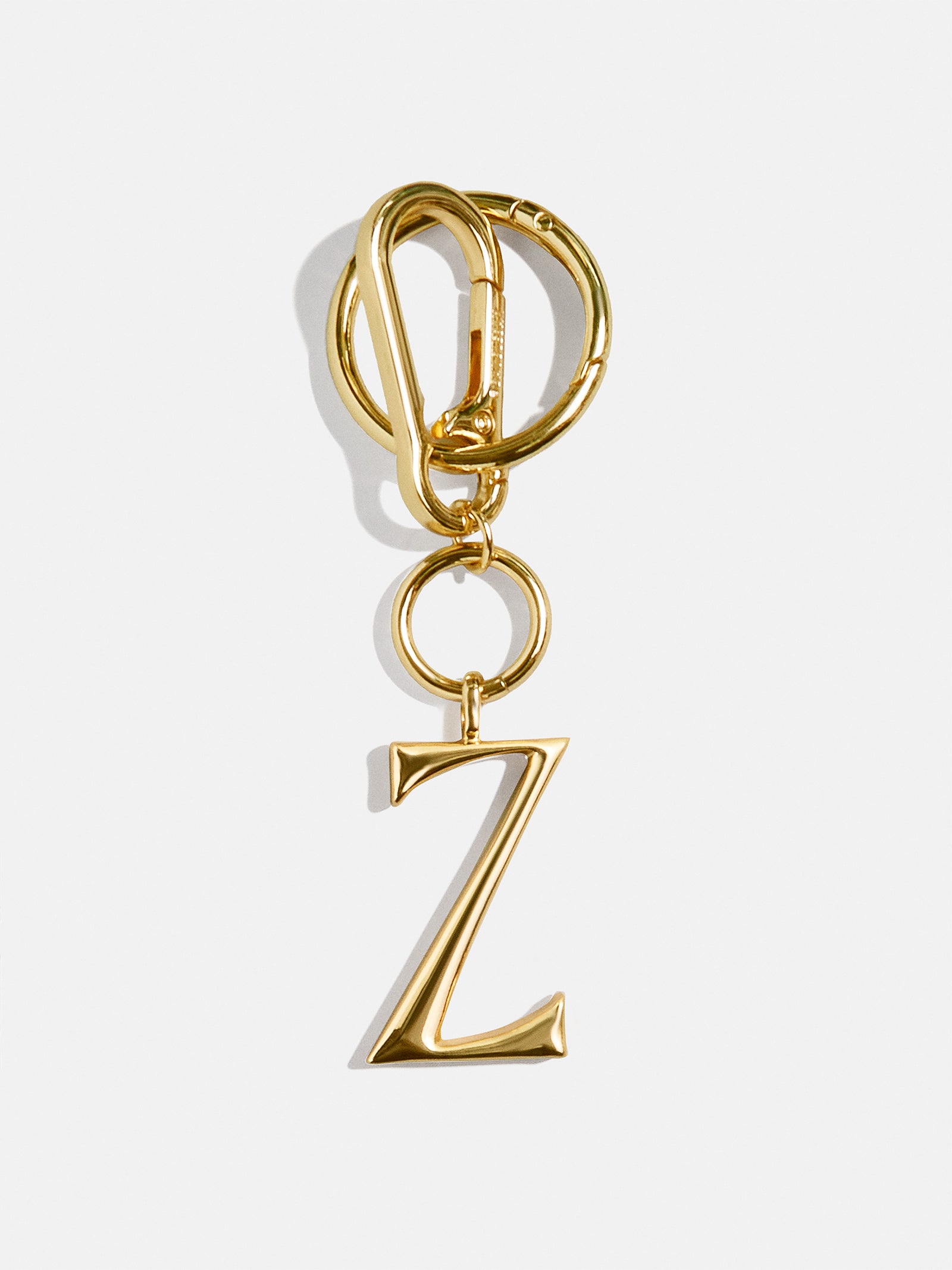 Gold Initial Enamel Bag Charm - Z-Blues Comming