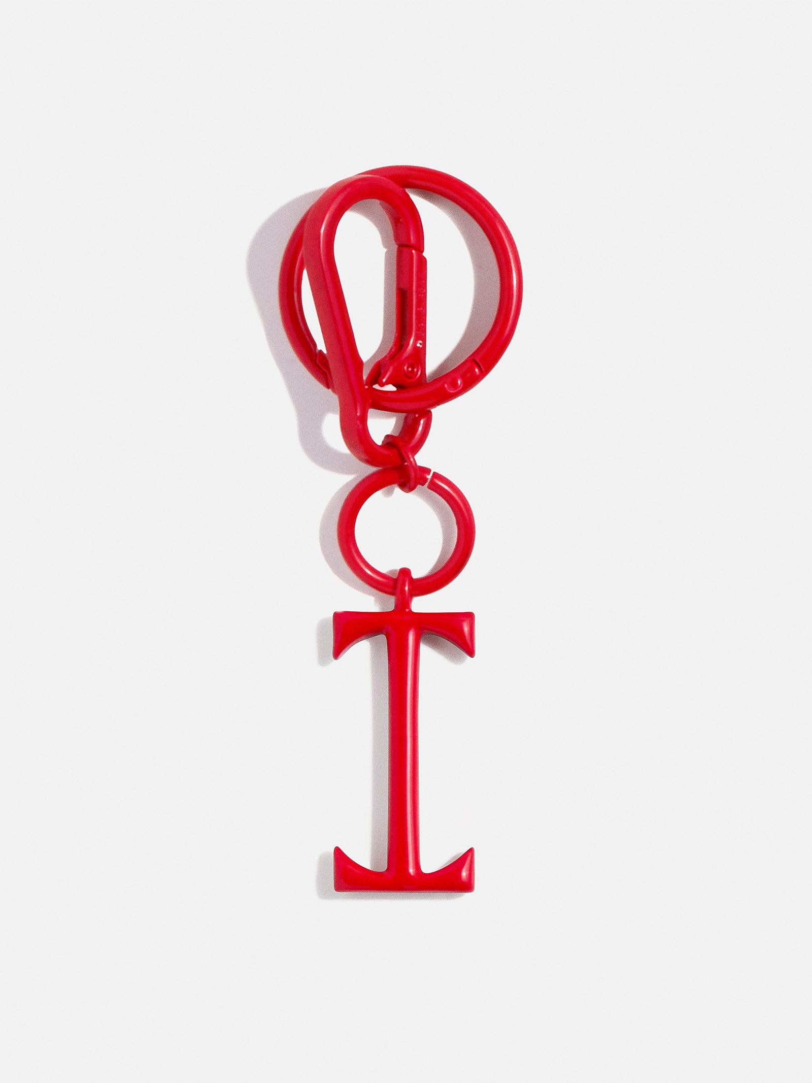 Red Initial Enamel Bag Charm - I-Blues Comming