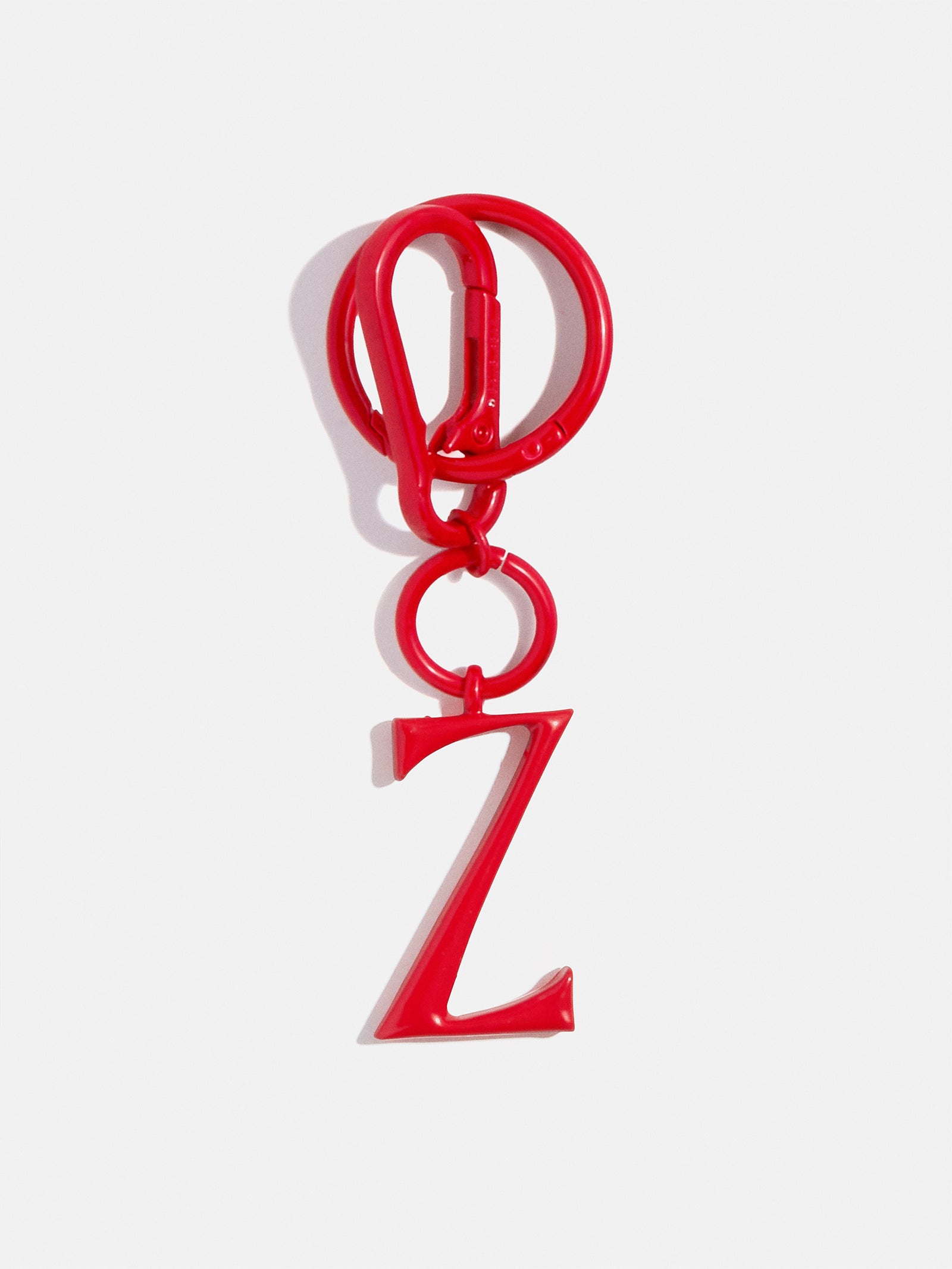 Red Initial Enamel Bag Charm - Z-Blues Comming