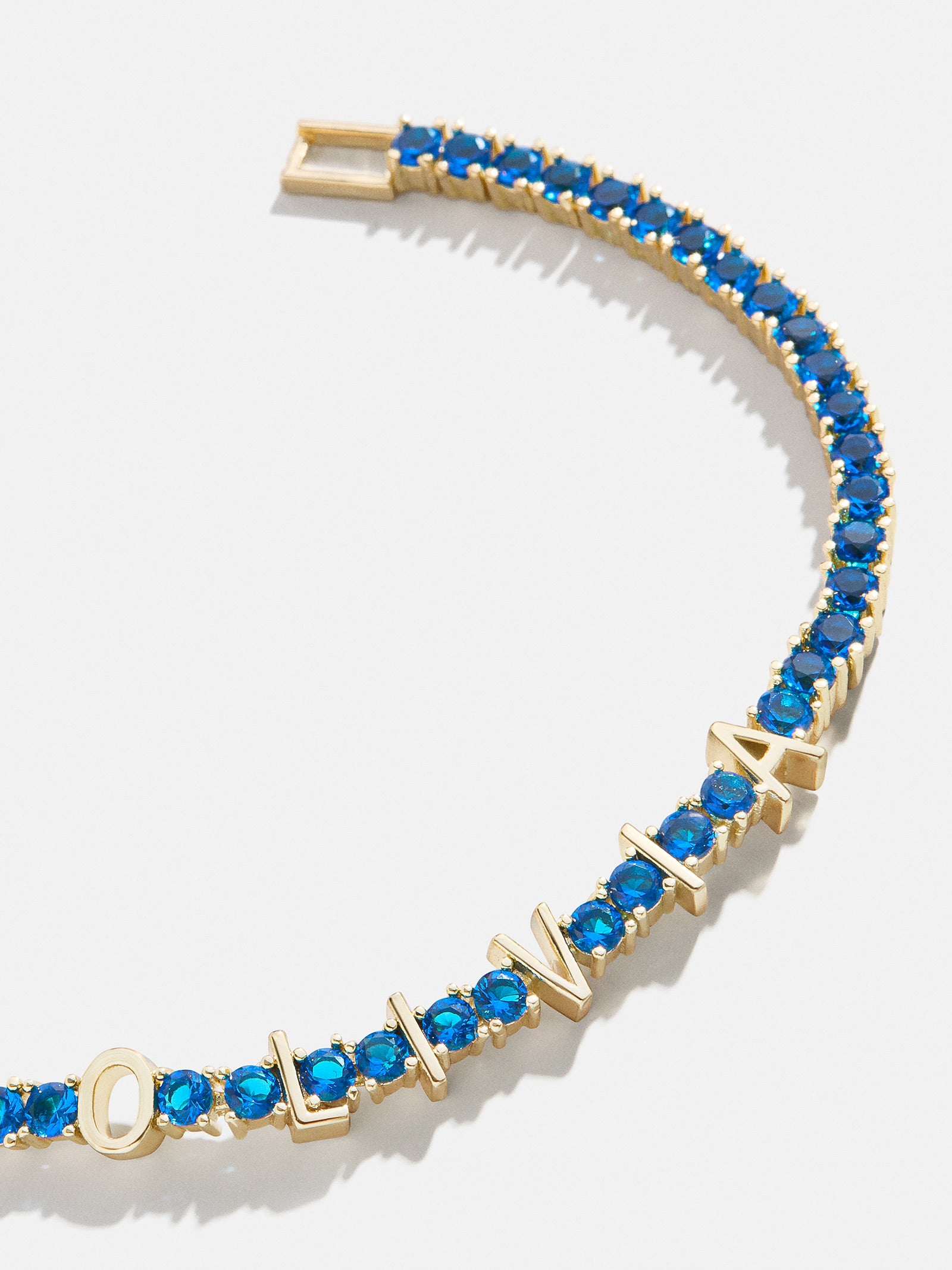 Custom Tennis Bracelet - Gold/Blue-Blues Comming