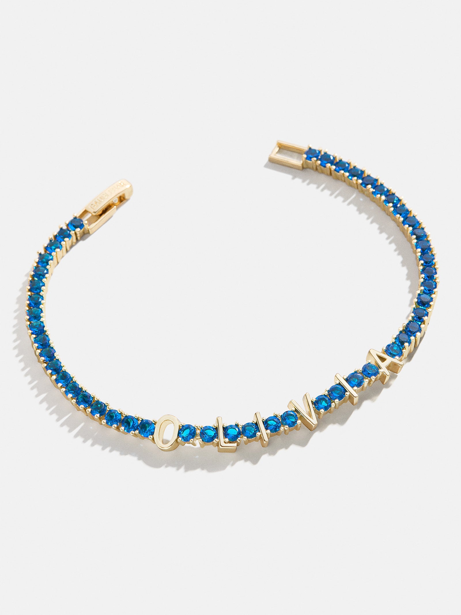 Custom Tennis Bracelet - Gold/Blue-Blues Comming
