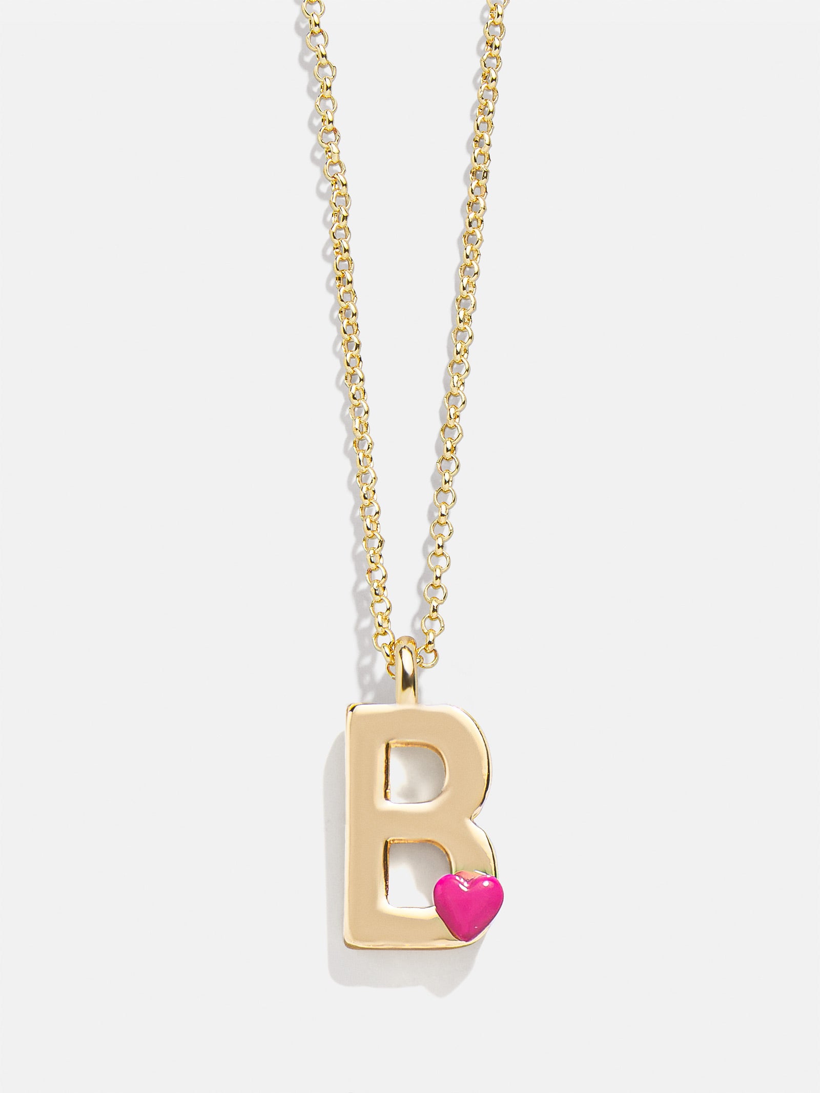 Kids' Heart Initial Necklace - Gold-Blues Comming
