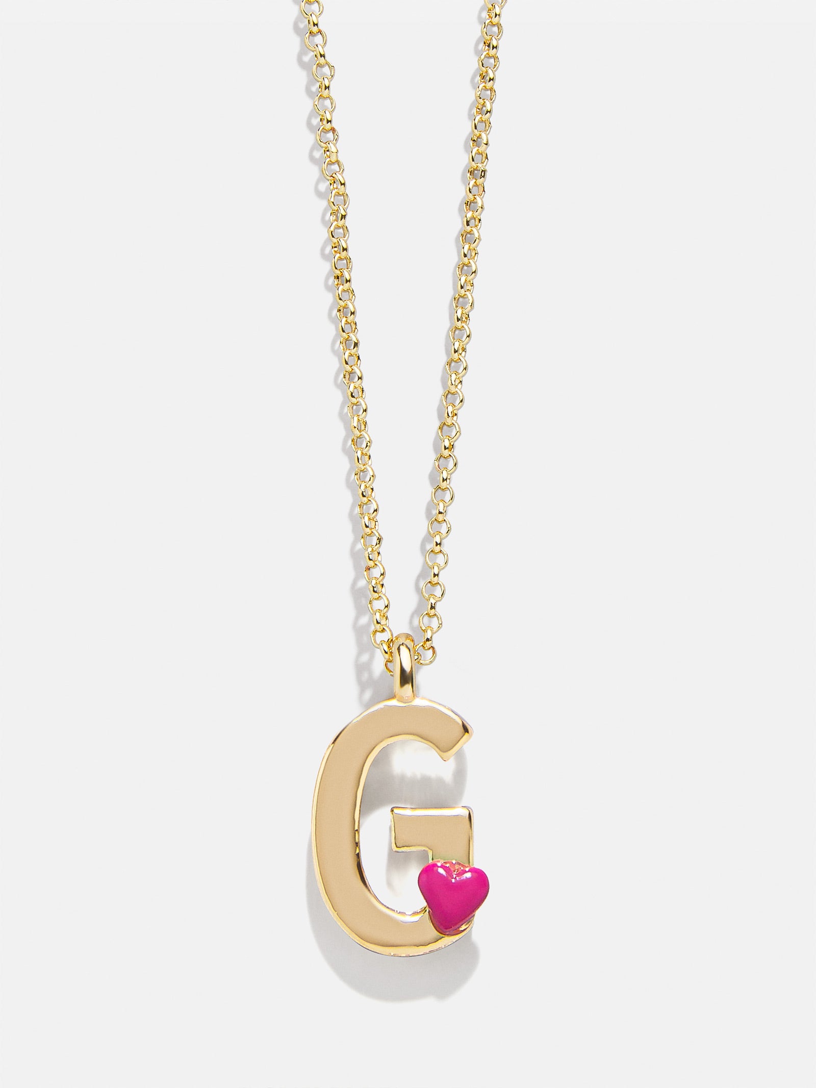 Kids' Heart Initial Necklace - Gold-Blues Comming