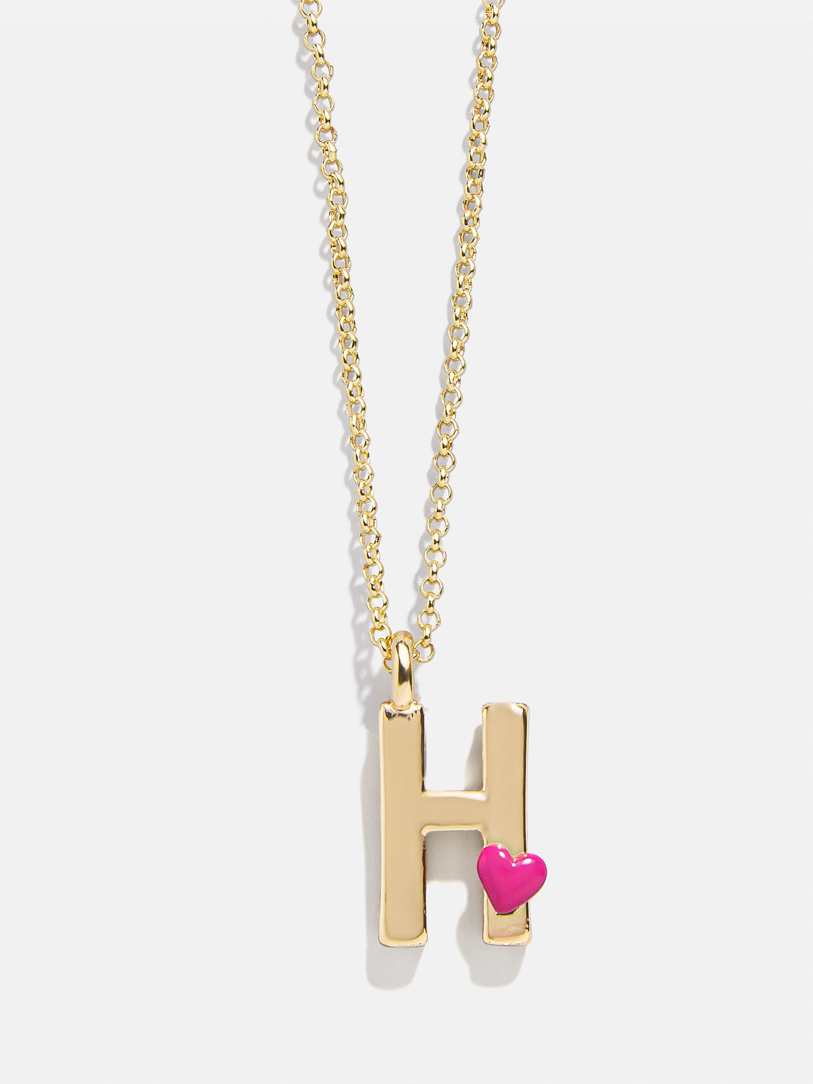 Kids' Heart Initial Necklace - Gold-Blues Comming