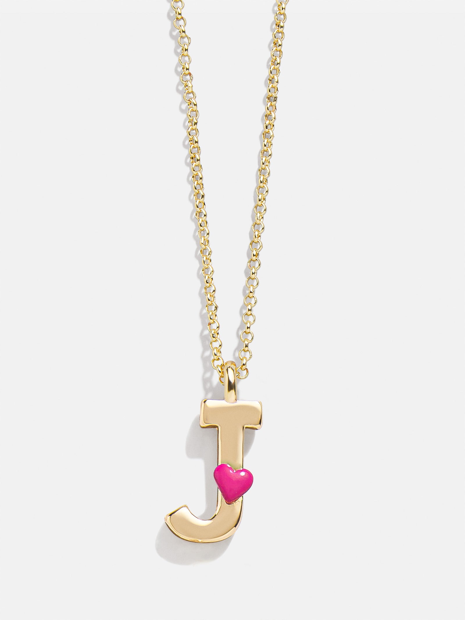 Kids' Heart Initial Necklace - Gold-Blues Comming