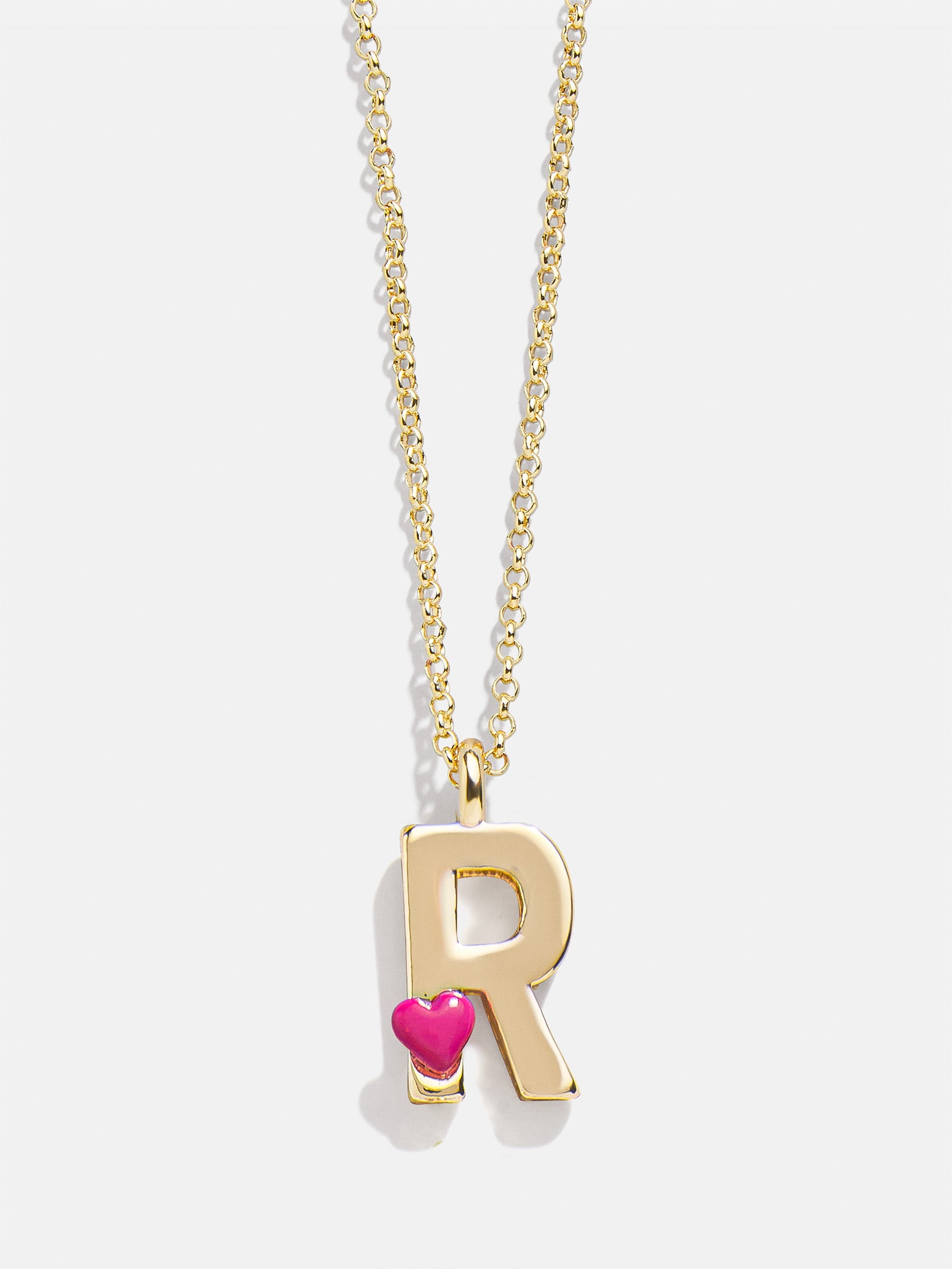Kids' Heart Initial Necklace - Gold-Blues Comming
