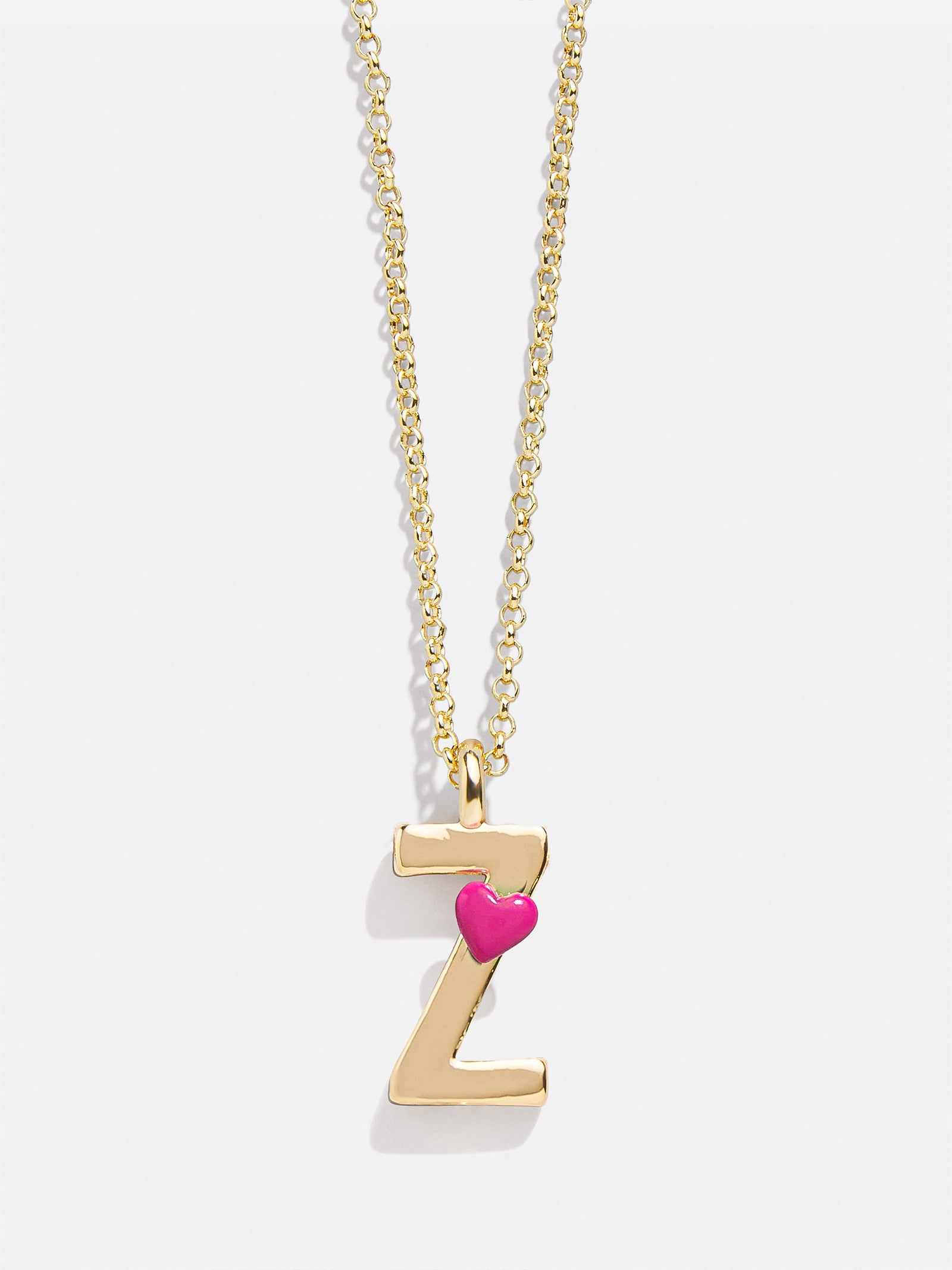 Kids' Heart Initial Necklace - Gold-Blues Comming