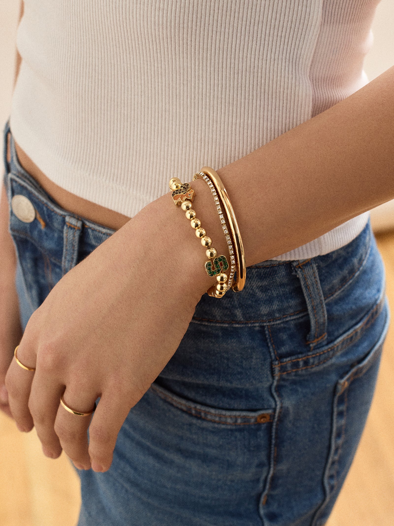 Michigan State University Pisa Bracelet - Michigan State University-Blues Comming