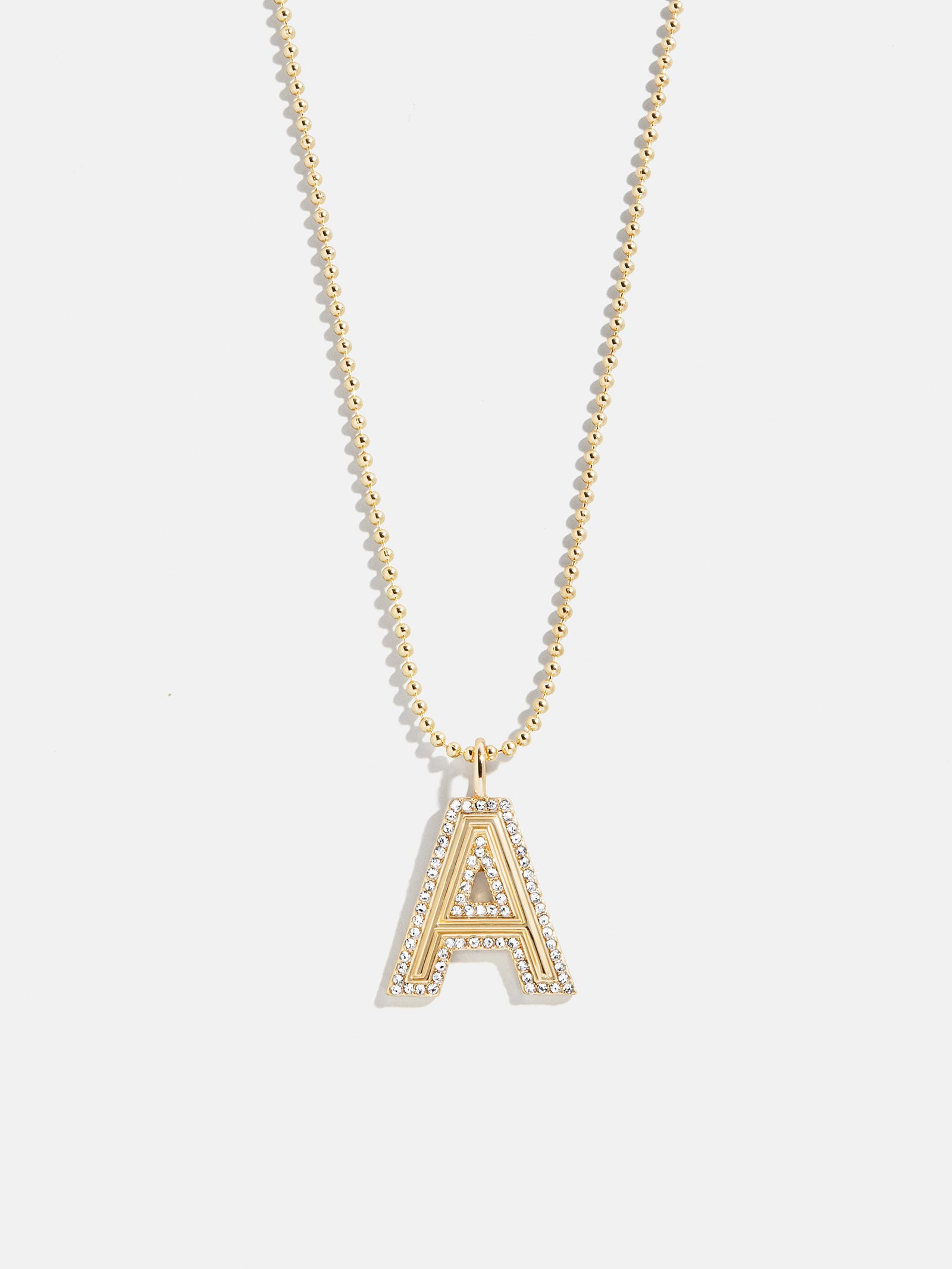 Arianna Initial Necklace - Gold/Pavé-Blues Comming