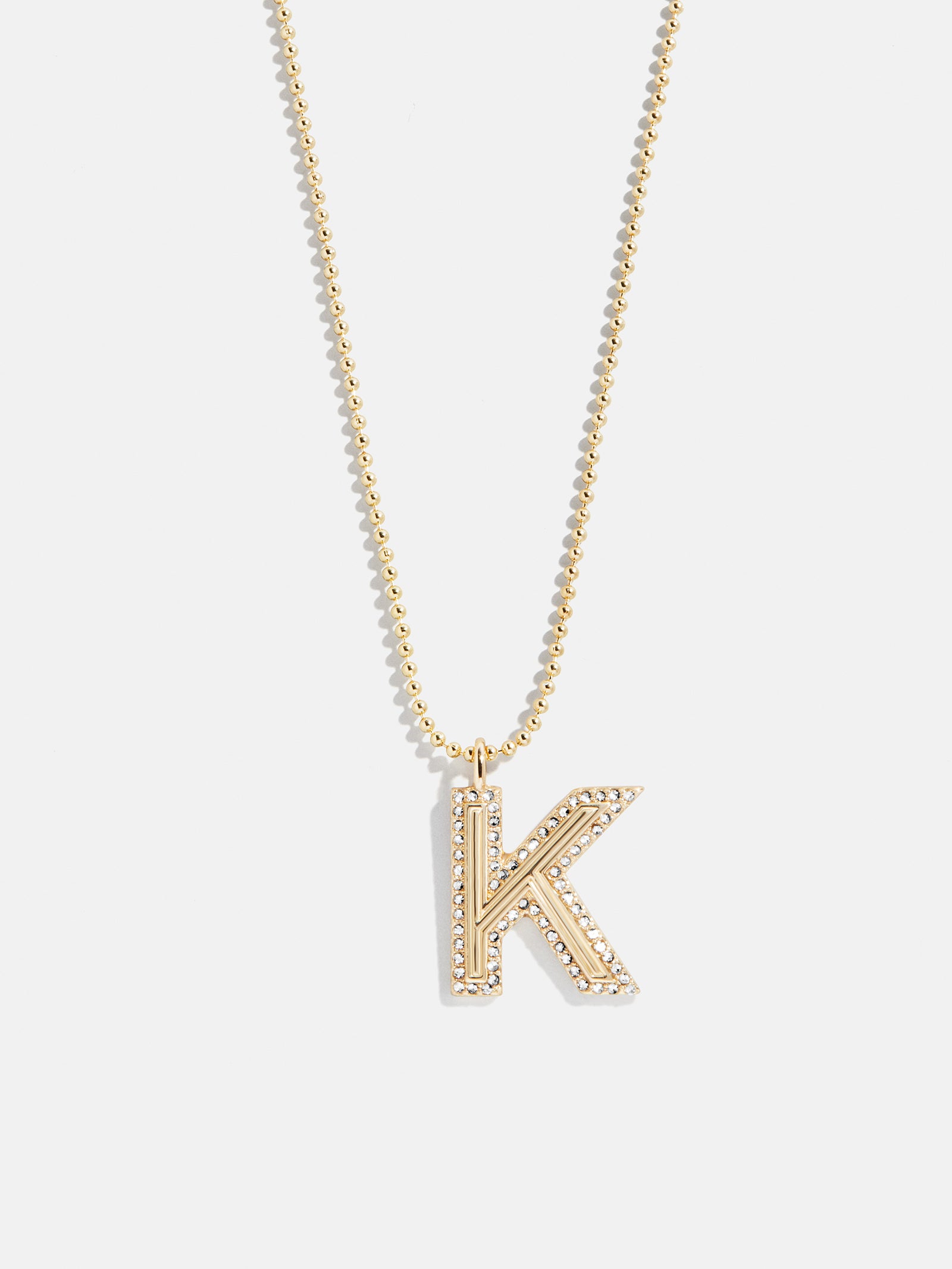 Arianna Initial Necklace - Gold/Pavé-Blues Comming