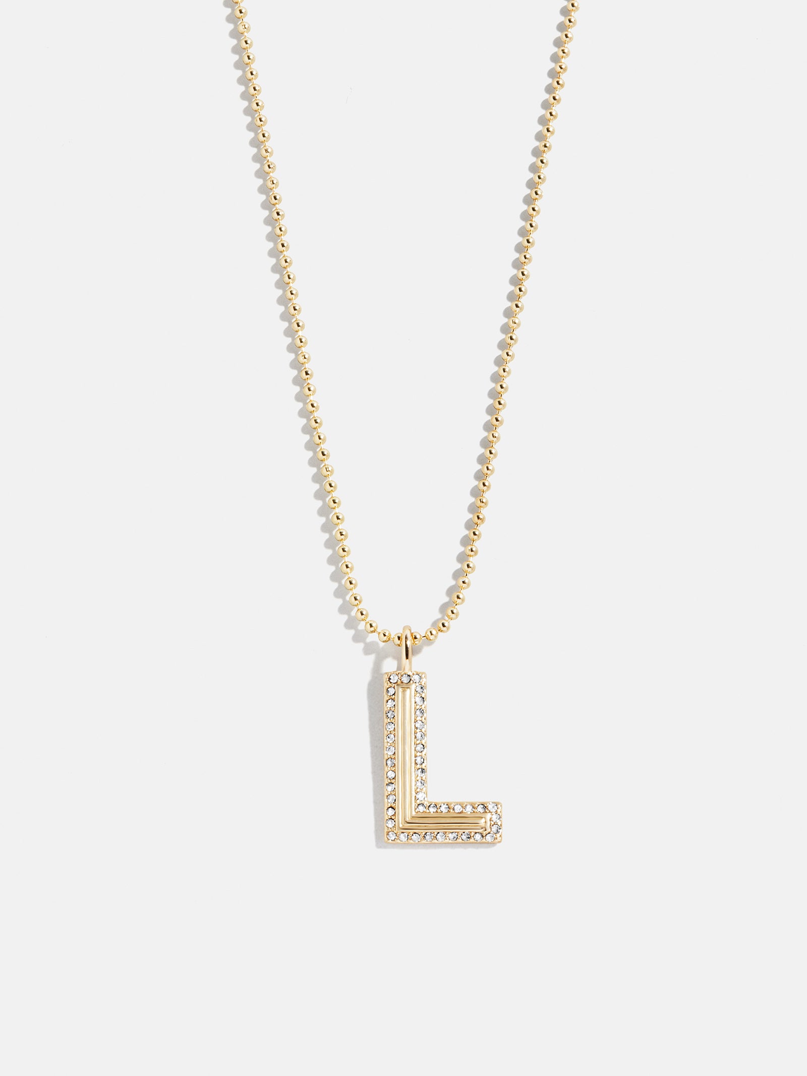 Arianna Initial Necklace - Gold/Pavé-Blues Comming