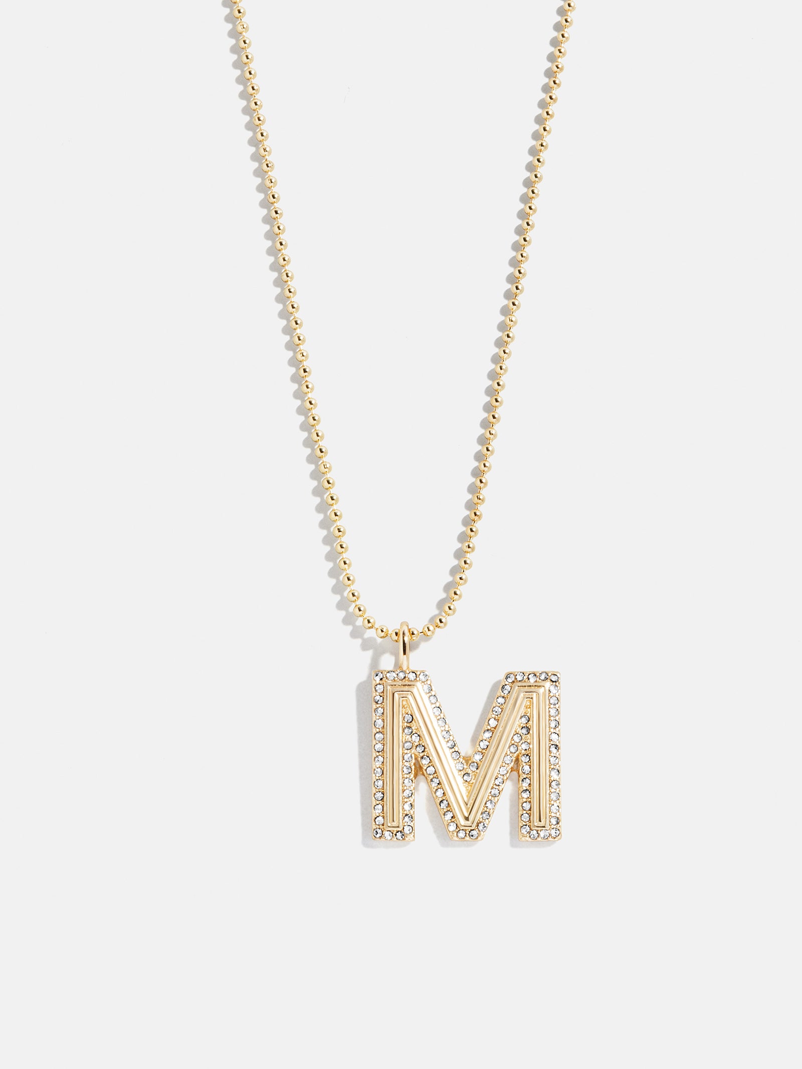 Arianna Initial Necklace - Gold/Pavé-Blues Comming