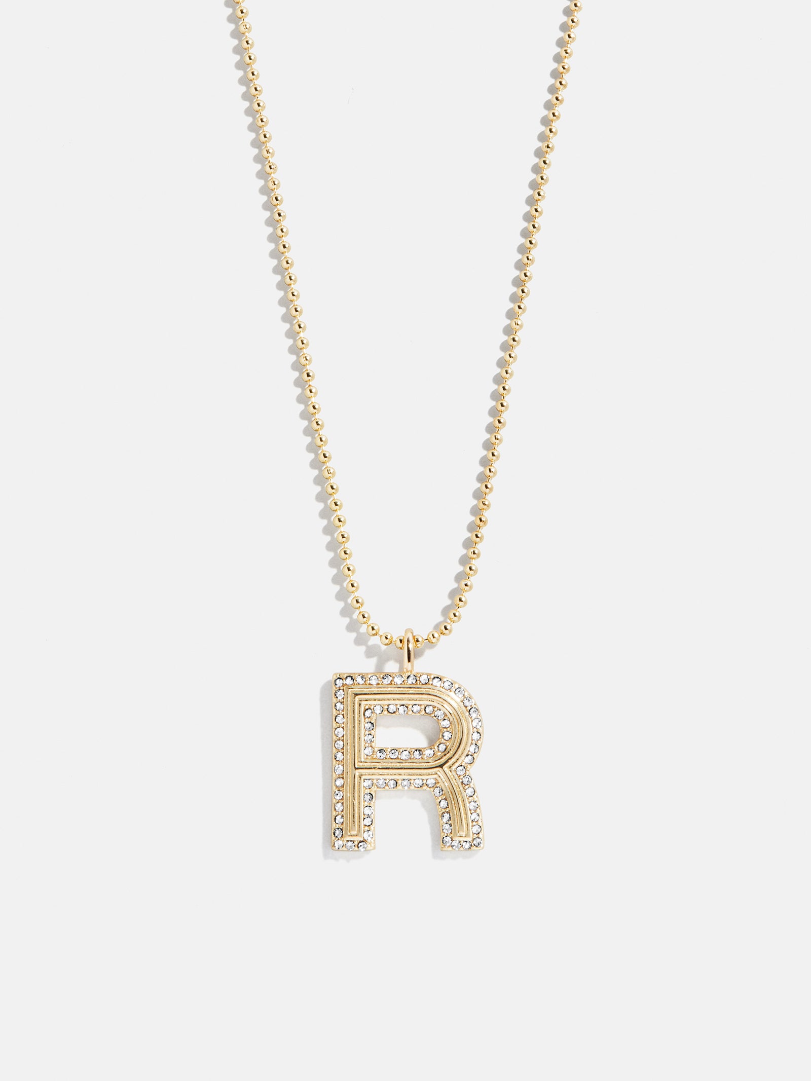 Arianna Initial Necklace - Gold/Pavé-Blues Comming