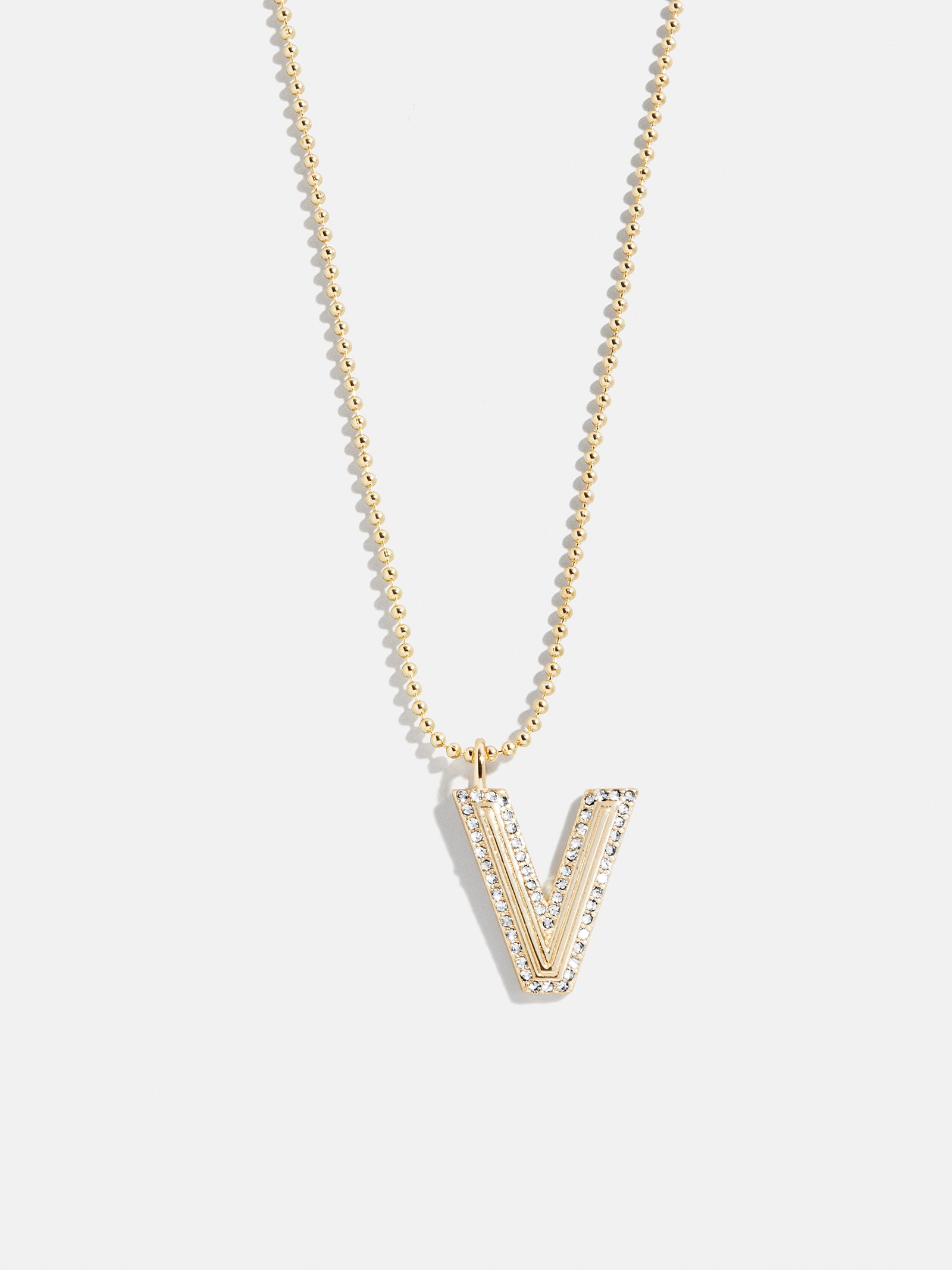 Arianna Initial Necklace - Gold/Pavé-Blues Comming