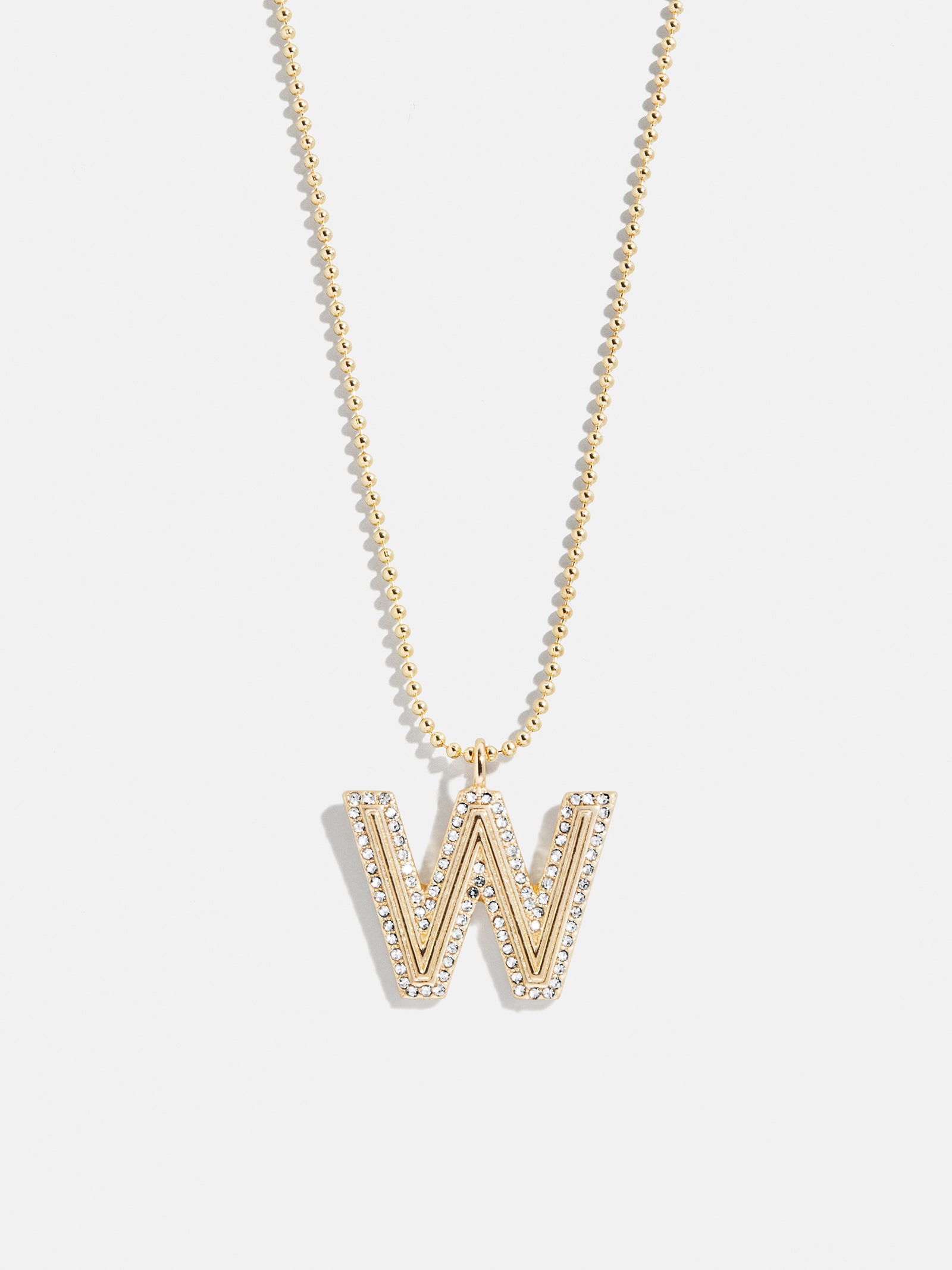 Arianna Initial Necklace - Gold/Pavé-Blues Comming