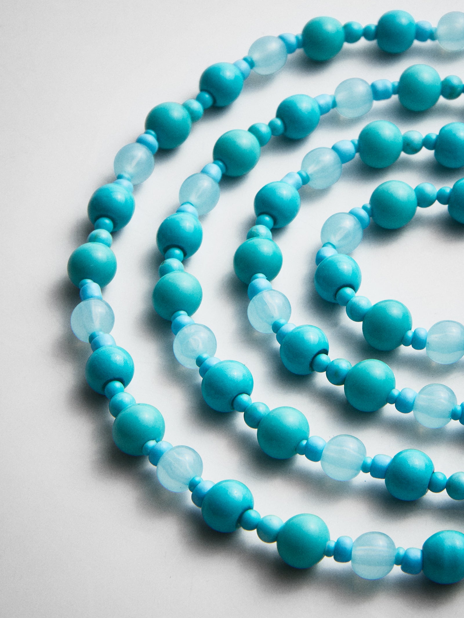 Charlotte Semi-Precious Necklace - Turquoise-Blues Comming