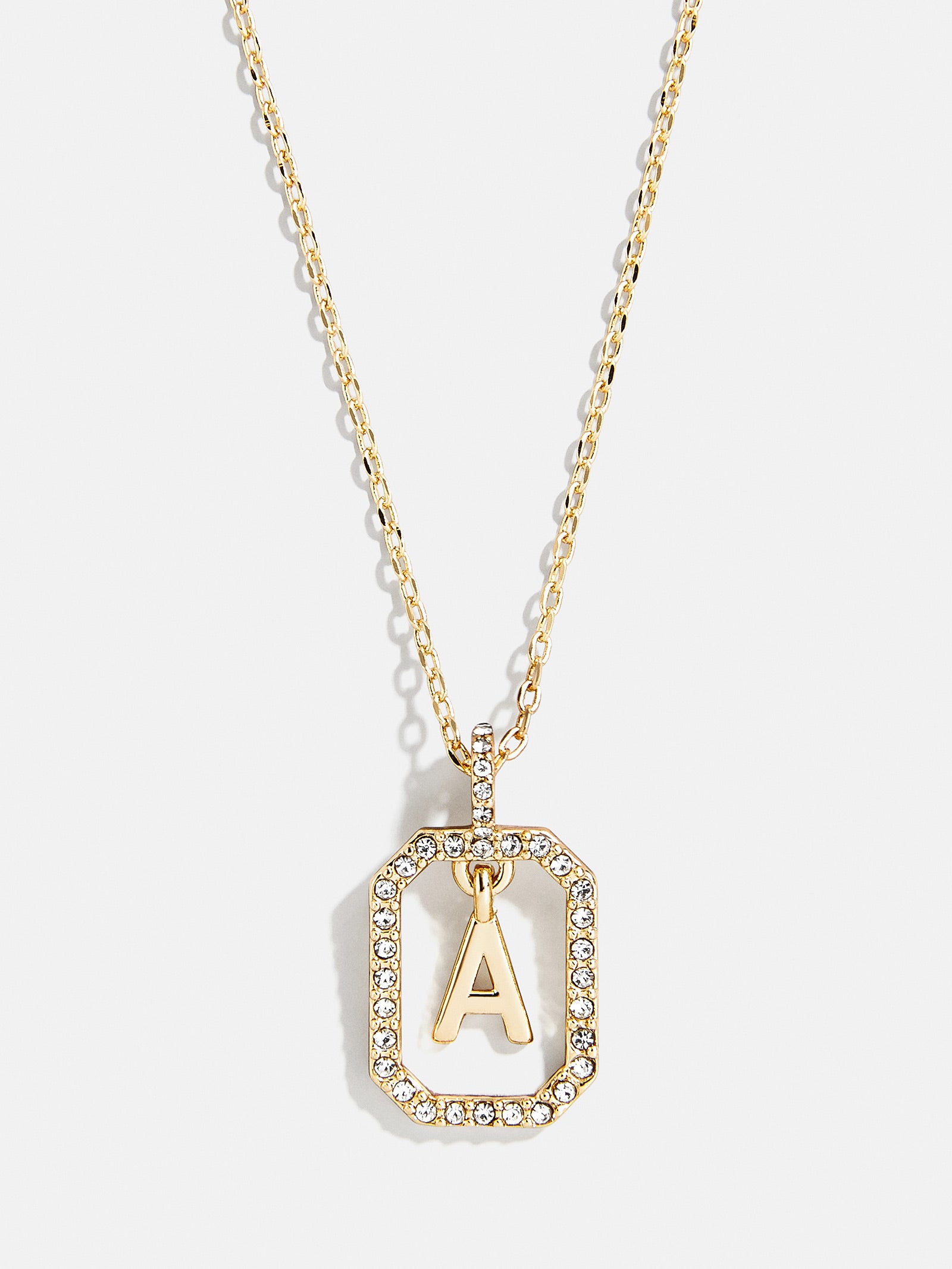 Alicia Initial Necklace - Gold/Pavé-Blues Comming
