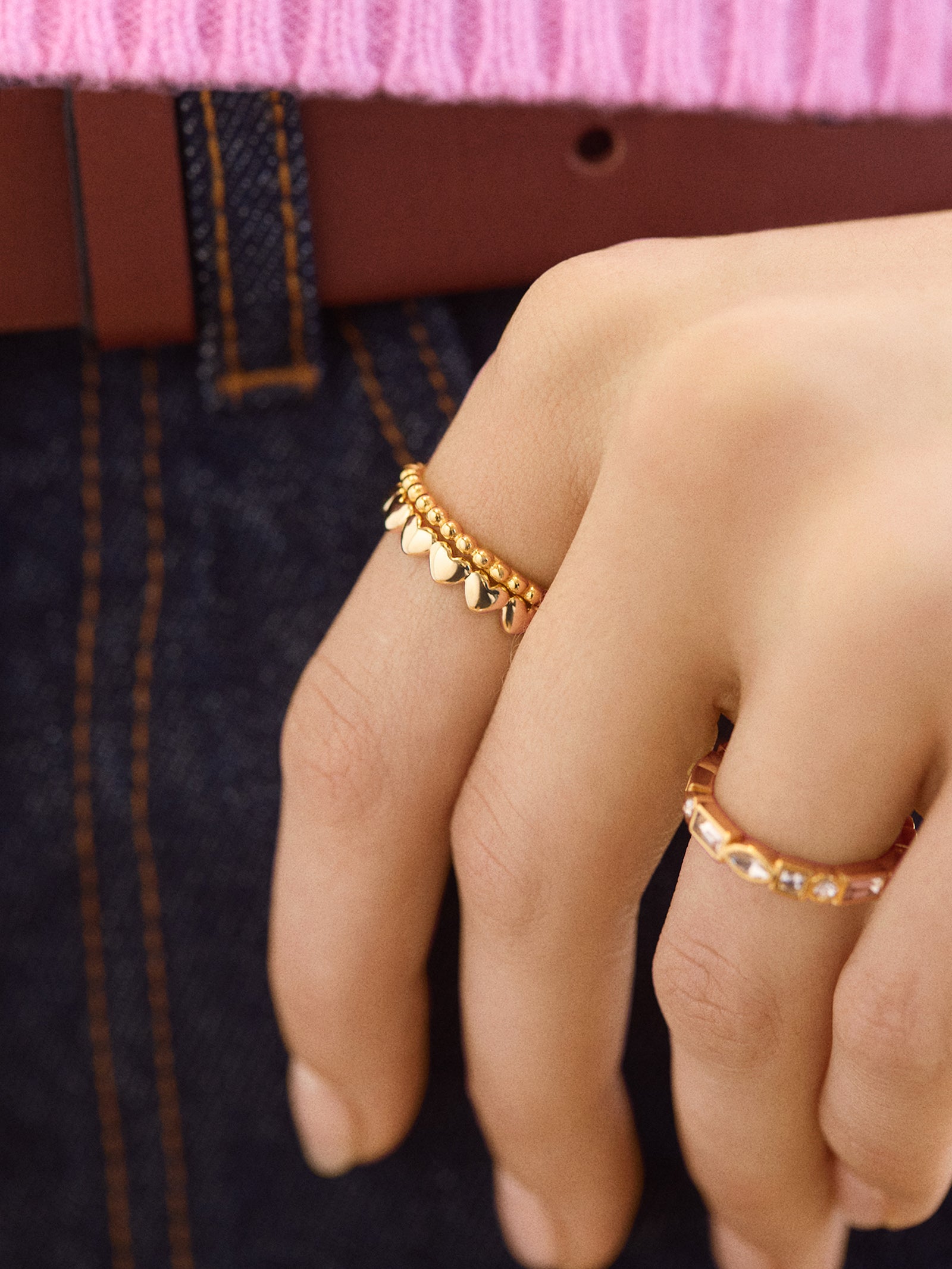 Adrianna Ring - Gold-Blues Comming