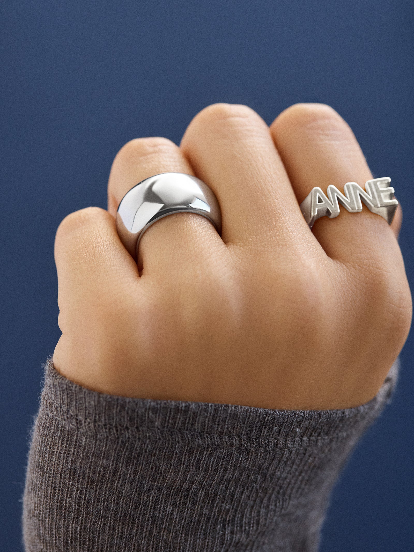 Cleo Ring - Silver-Blues Comming