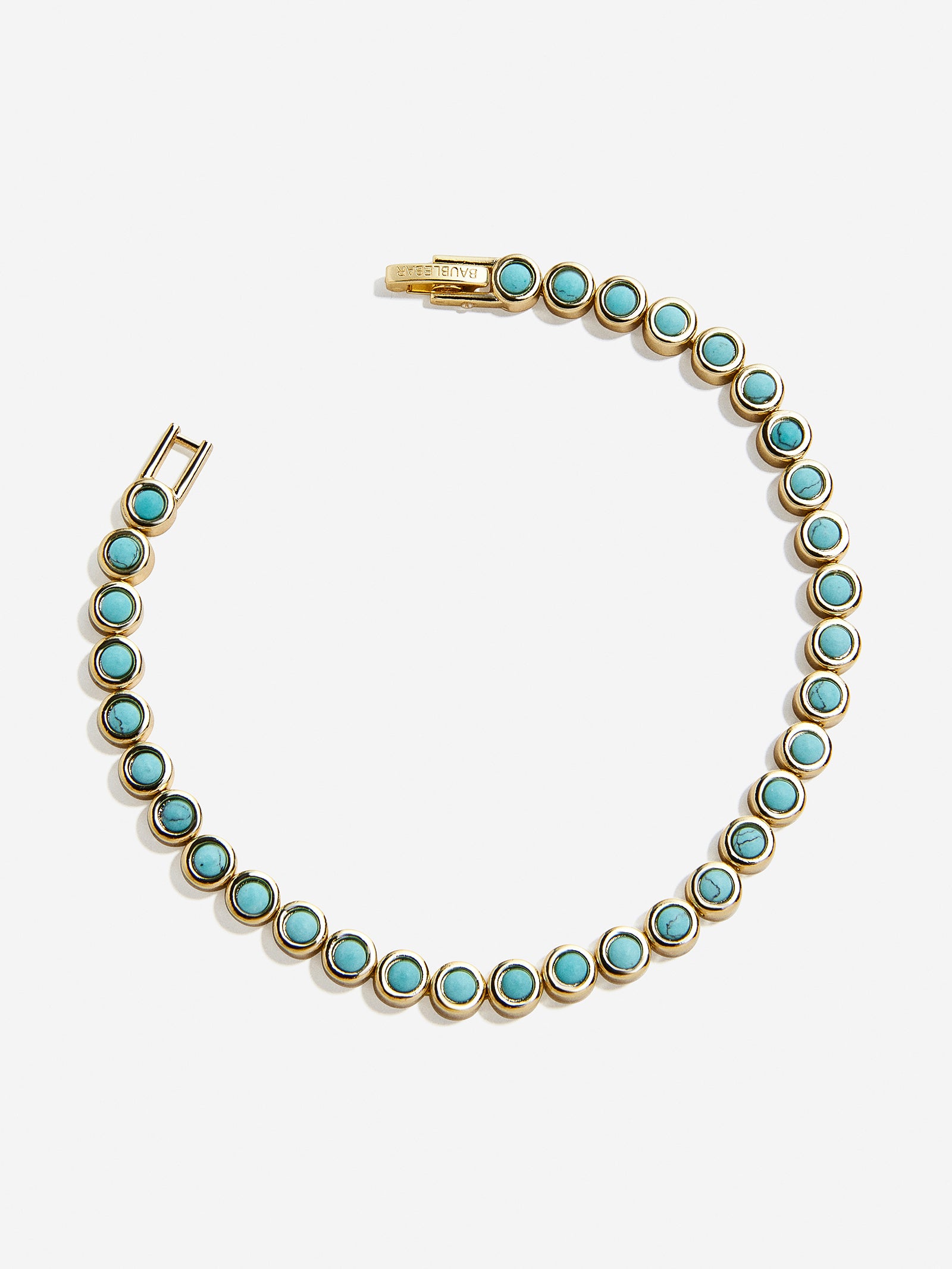Nina Semi-Precious Bracelet - Gold/Turquoise