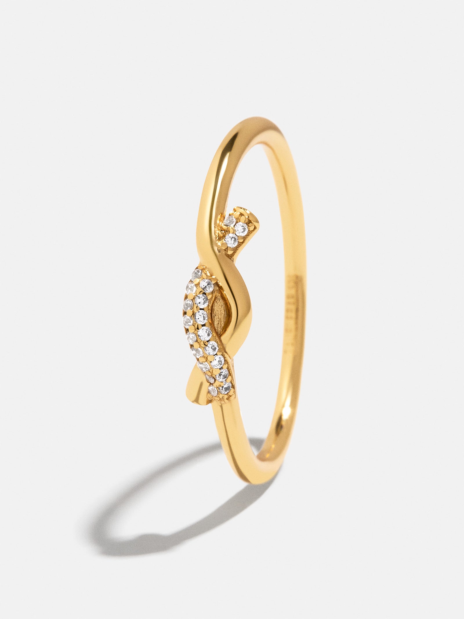 18K Gold Kara Ring - Gold/Pavé-Blues Comming