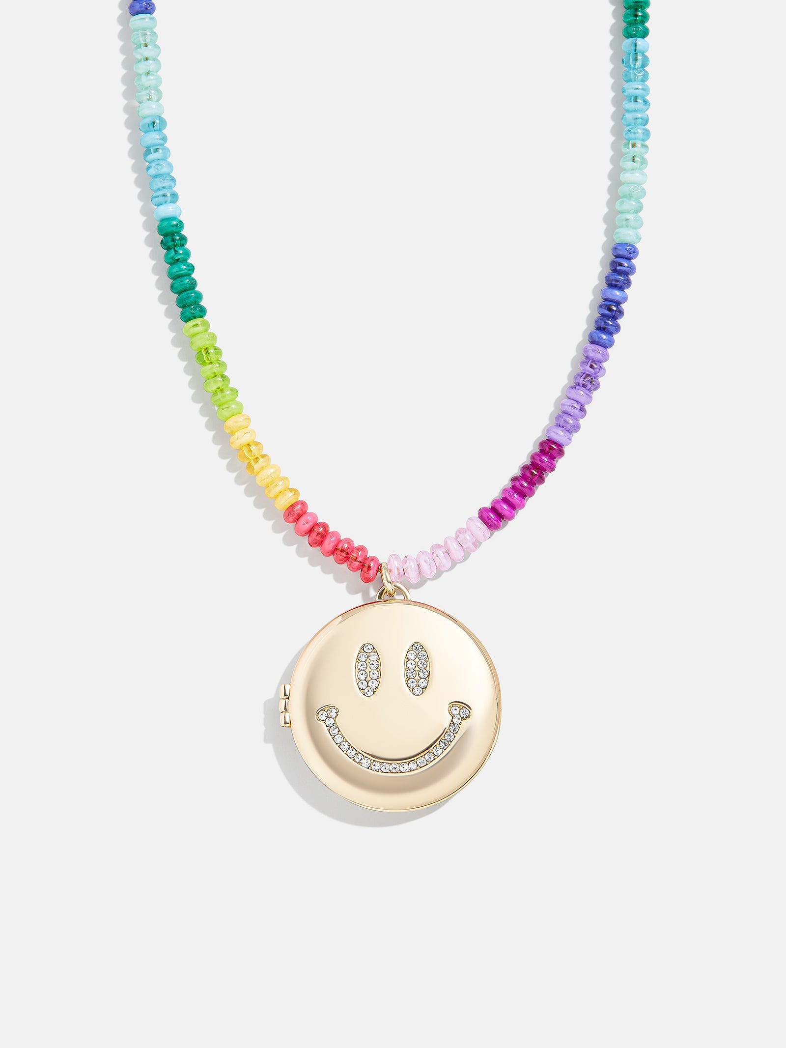 Lil' Smiley Kids' Locket Necklace - Smiley Face-Blues Comming