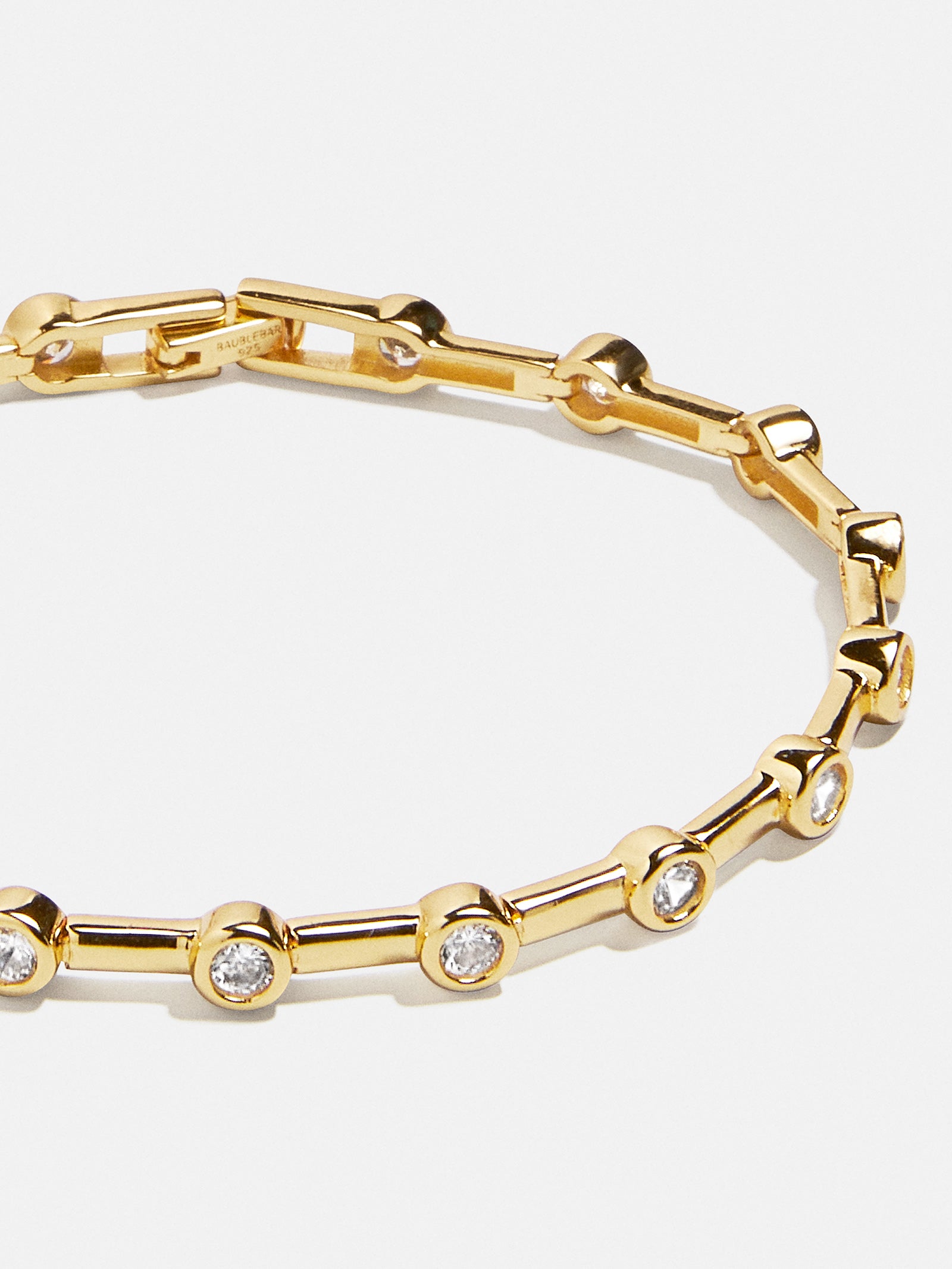 Eve 18K Gold Tennis Bracelet - Gold/Pavé-Blues Comming