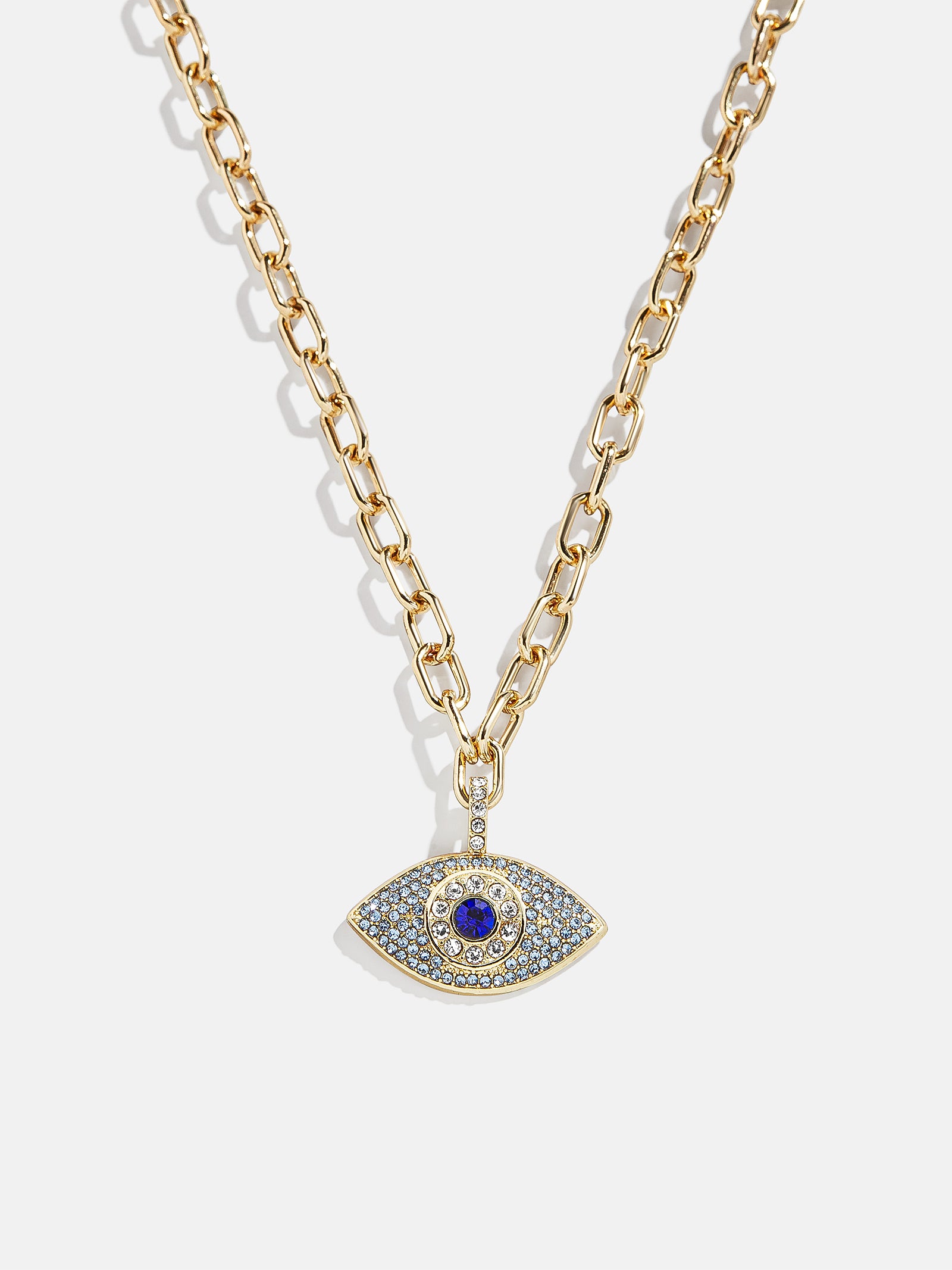 Eyes Out Necklace - Gold/Blue-Blues Comming