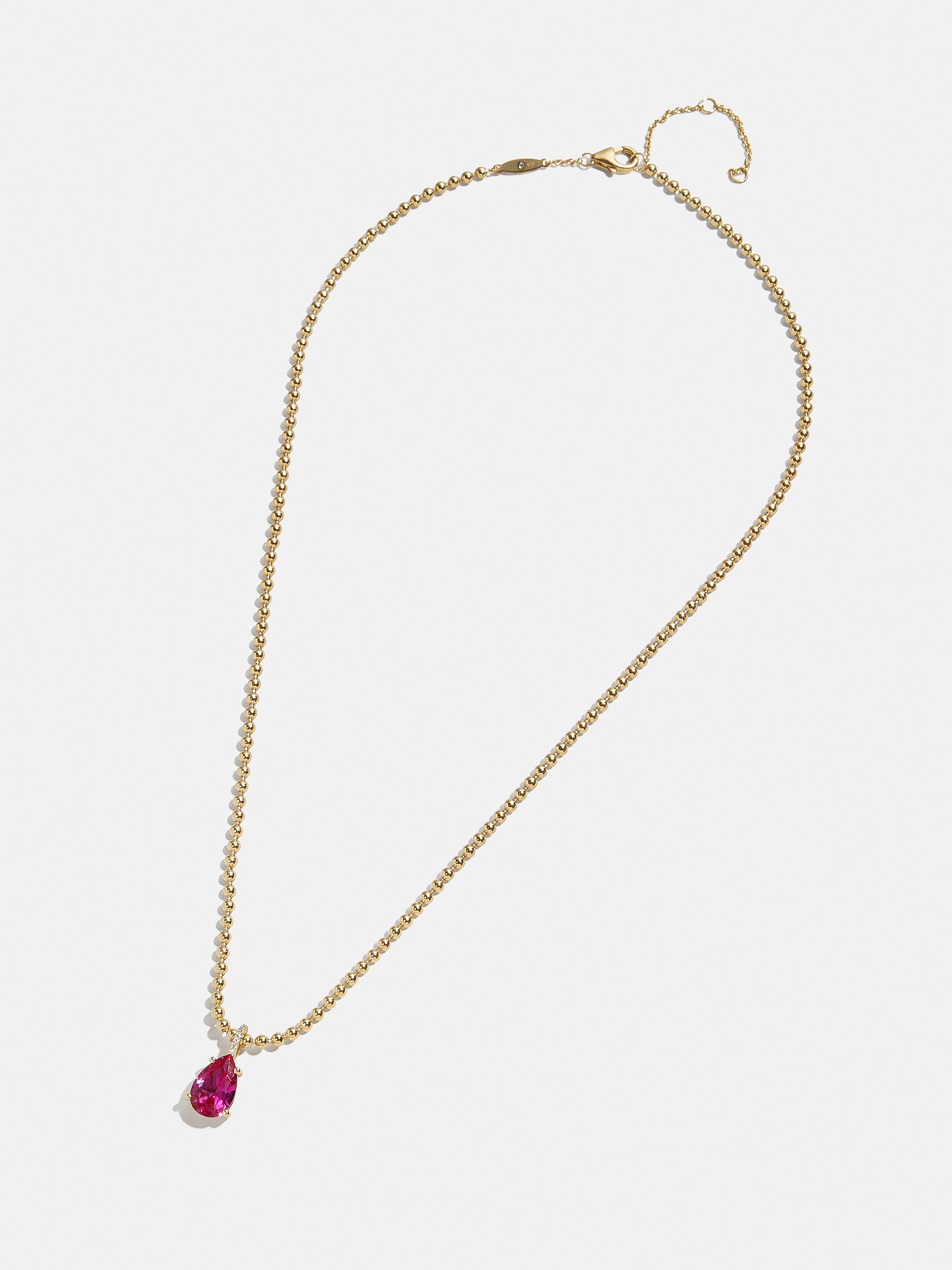 Esther 18K Gold Plated Sterling Silver Birthstone Necklace - Light Amethyst-Blues Comming