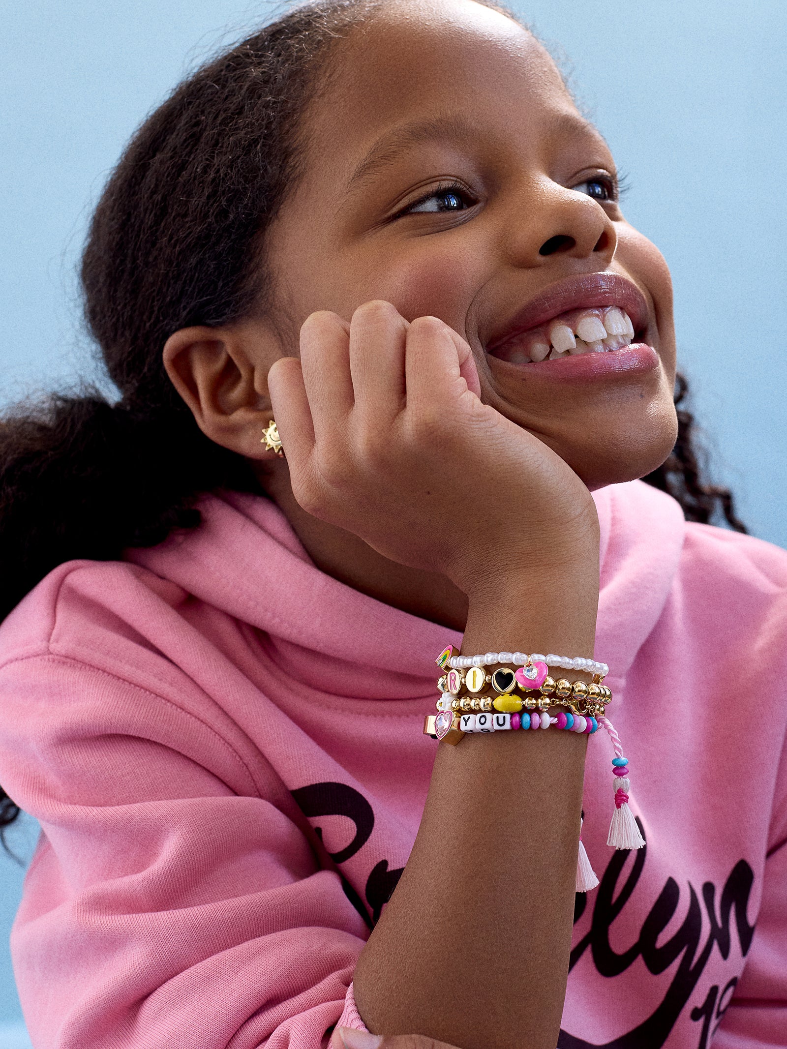 Sunshine & Rainbows Kids' Charm Bracelet - Heart-Blues Comming