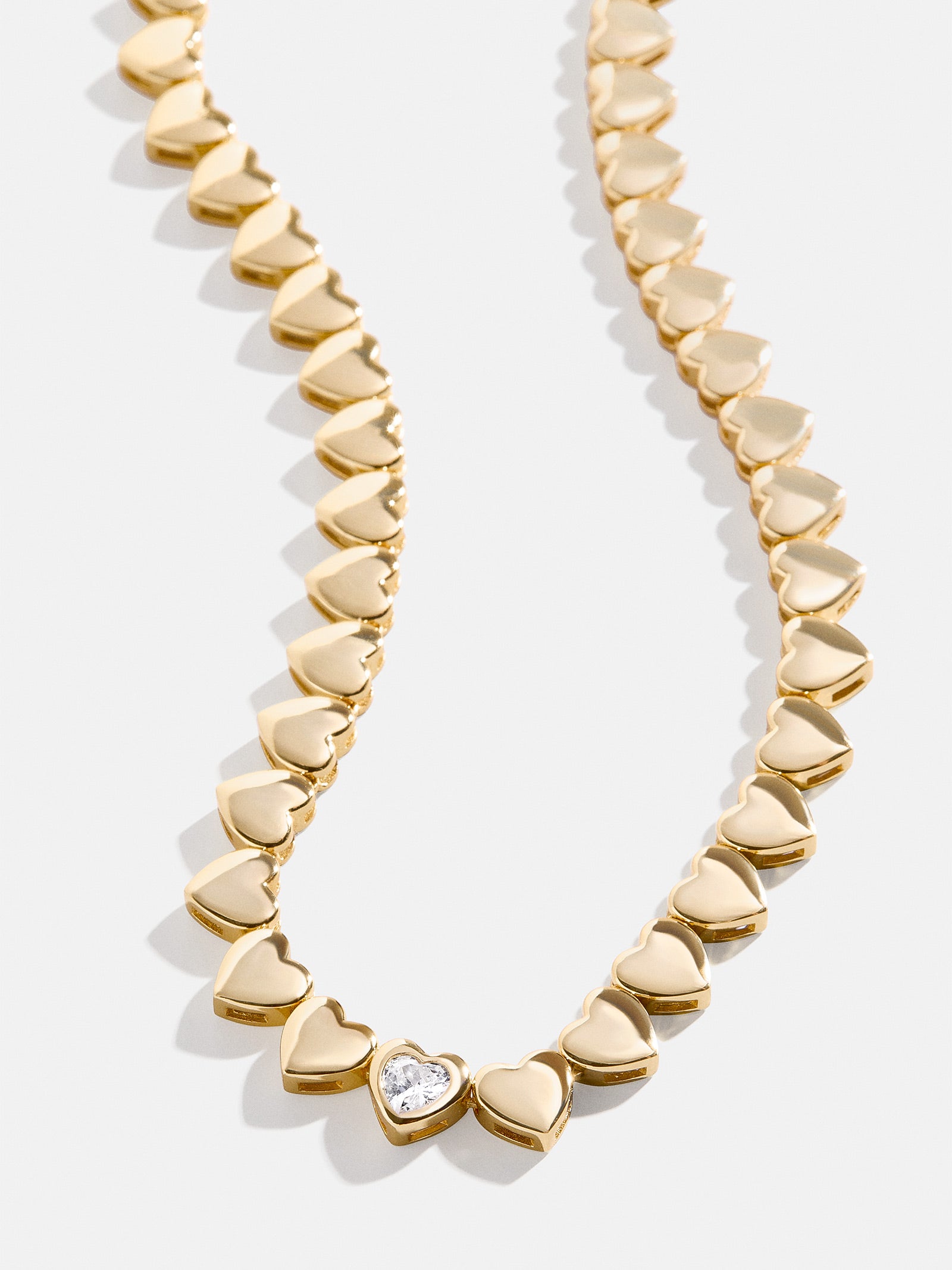 18K Gold Daphne Tennis Necklace - Gold/Pavé-Blues Comming
