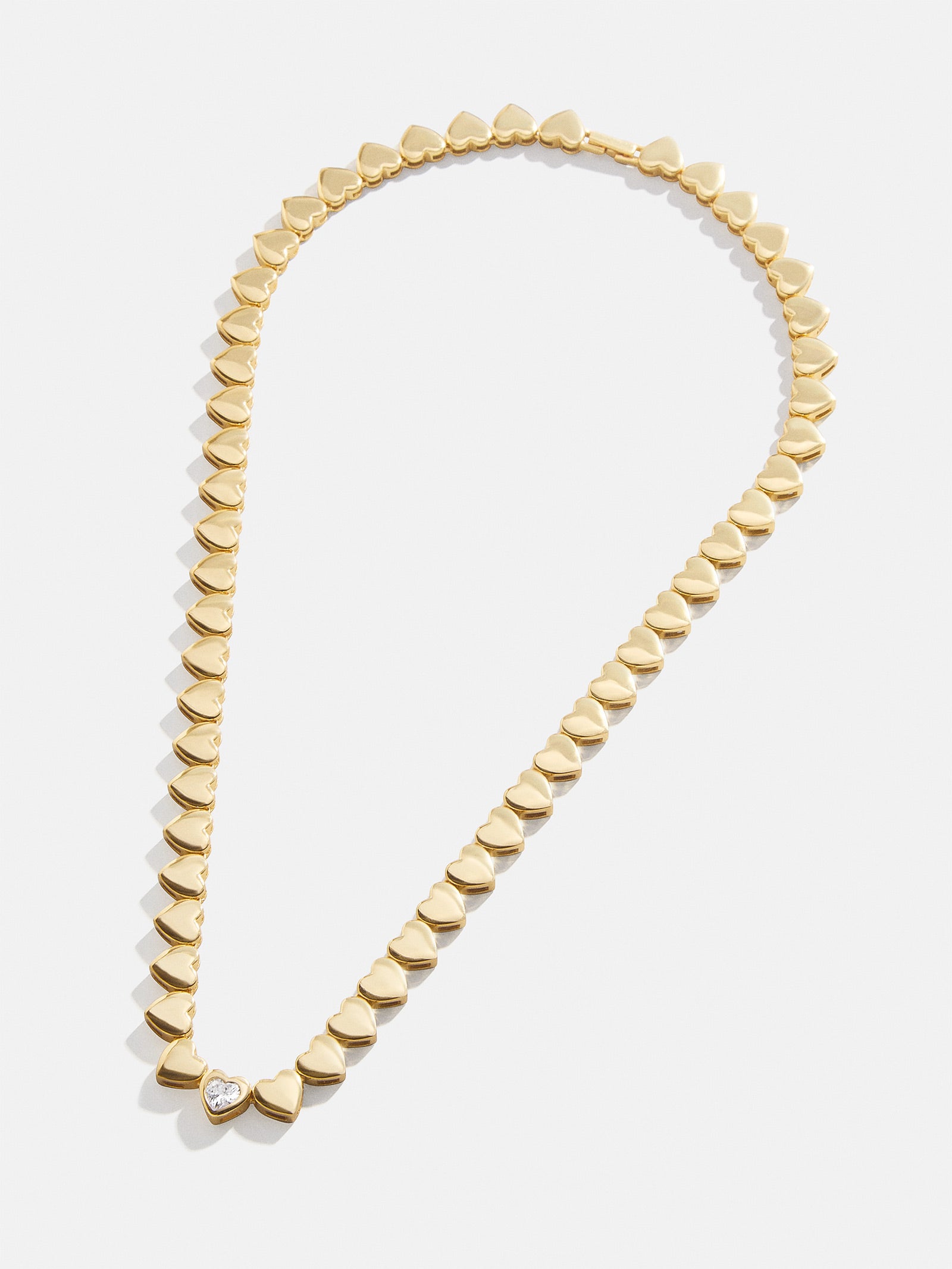 18K Gold Daphne Tennis Necklace - Gold/Pavé-Blues Comming