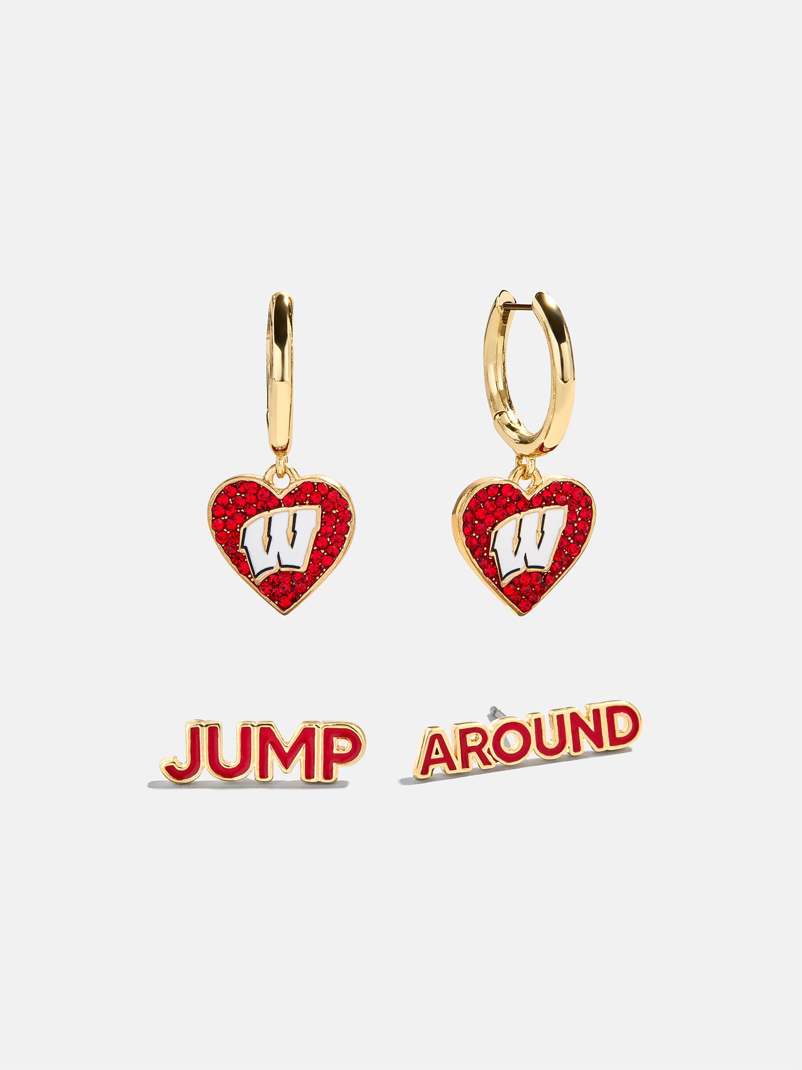 University of Wisconsin Earring Set - University of Wisconsin-Blues Comming