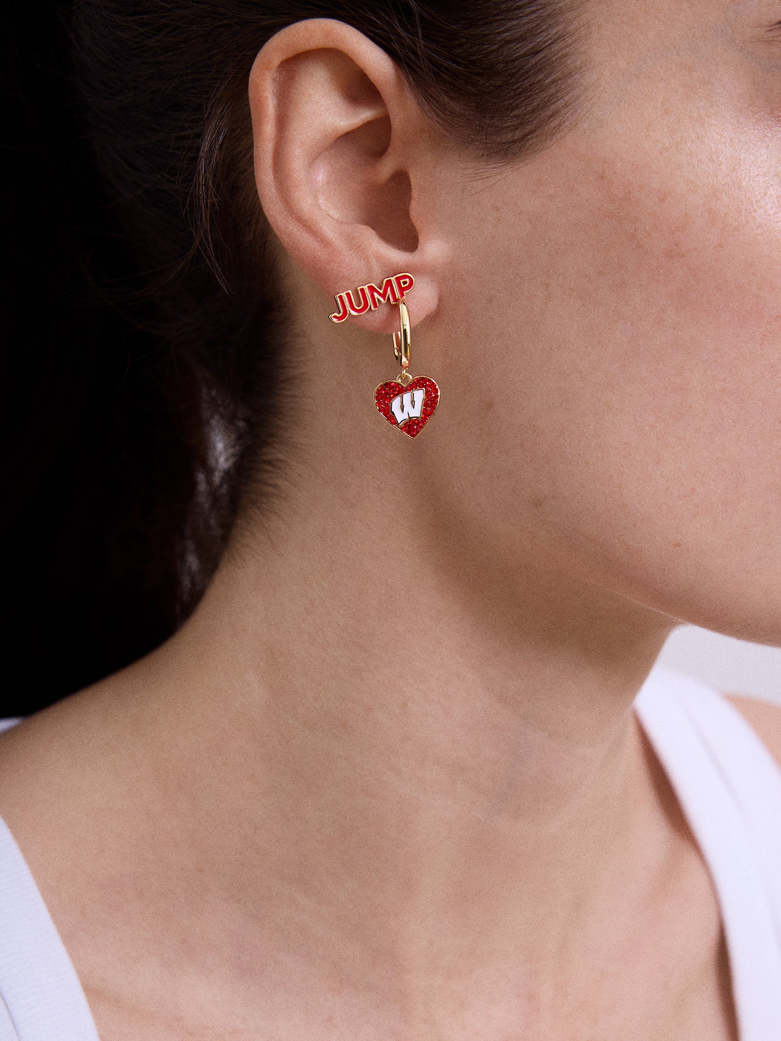 University of Wisconsin Earring Set - University of Wisconsin-Blues Comming
