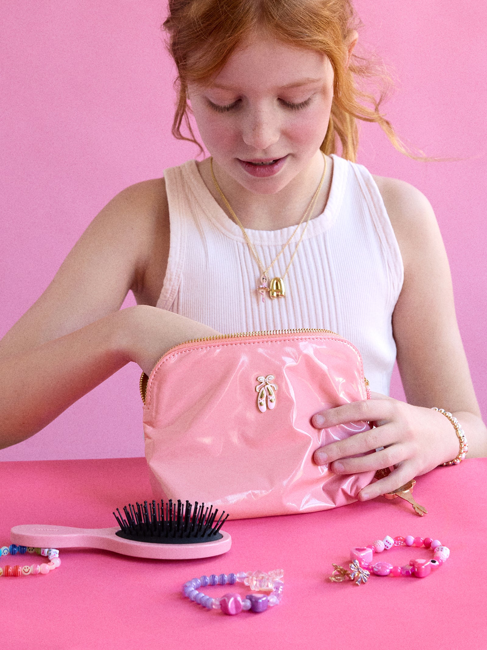 En Pointe Kids' Jewelry Storage Pouch - Ballet-Blues Comming