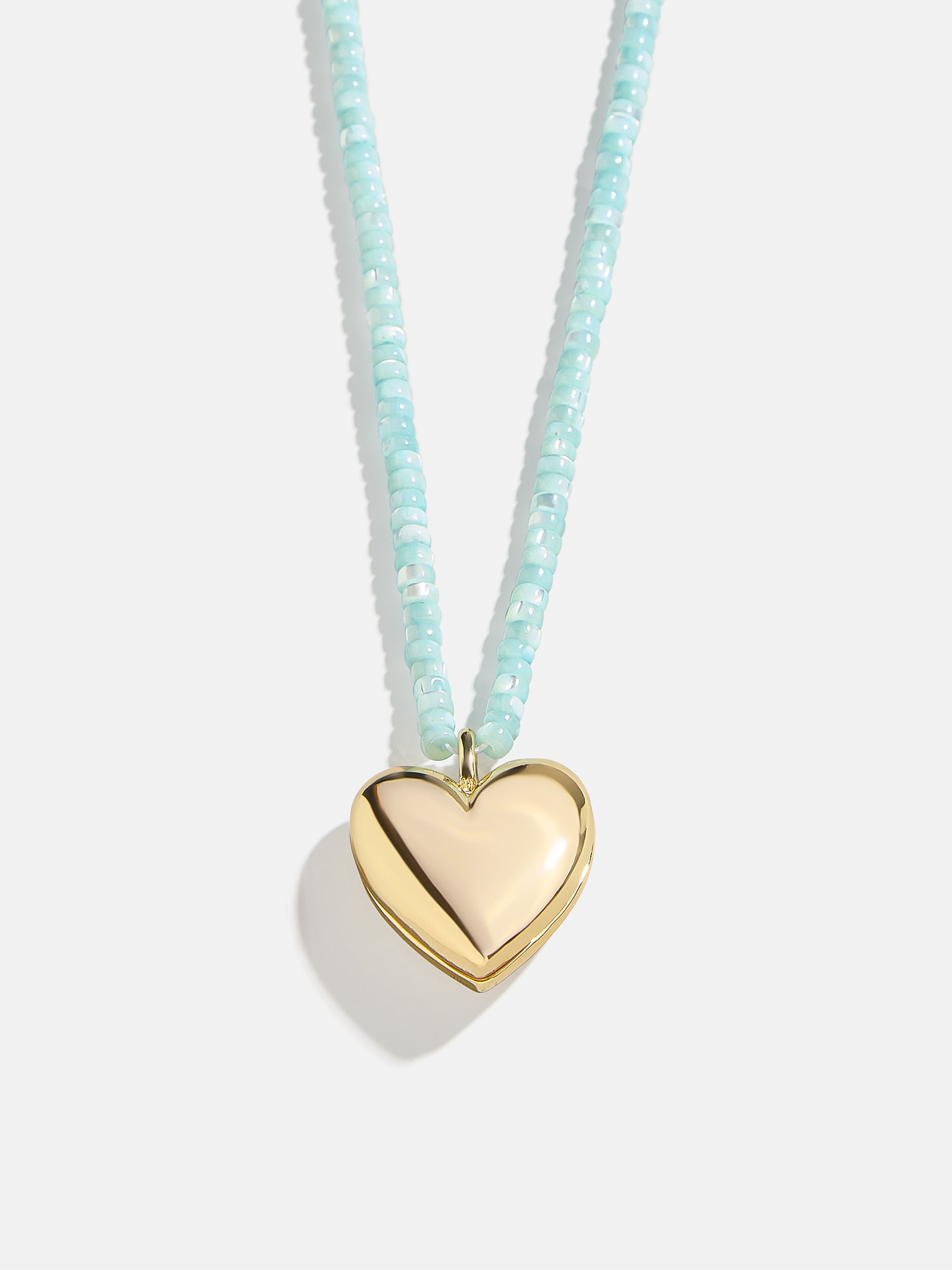Millie Bubble Heart Necklace - Turquoise-Blues Comming
