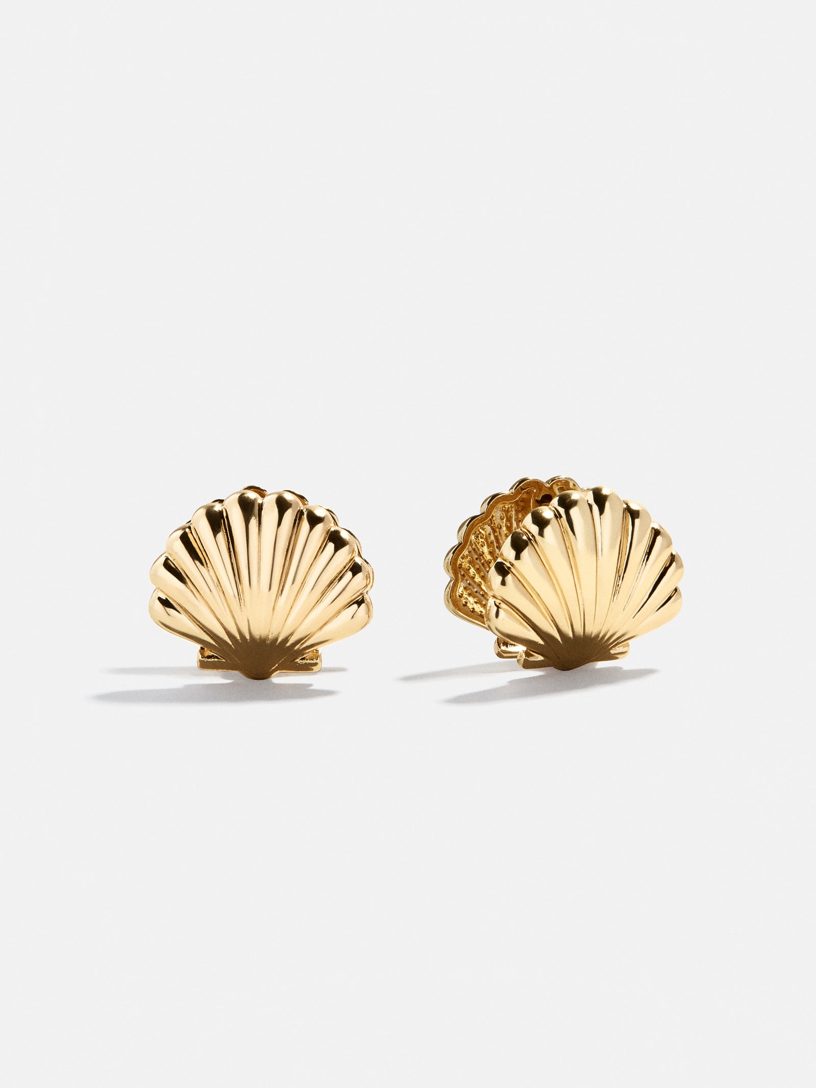 Halle Seashell Earrings - Gold-Blues Comming