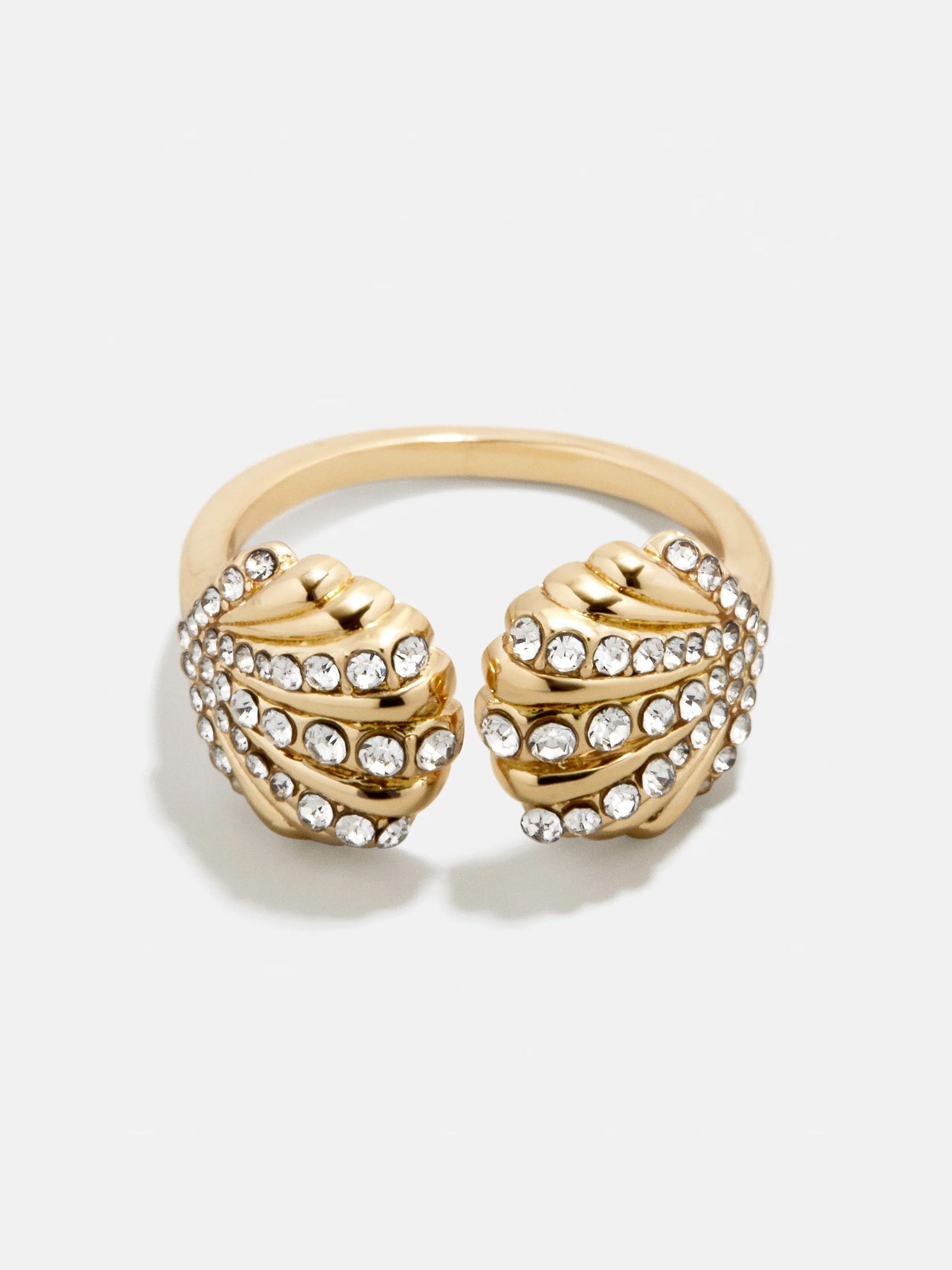 Halle Seashell Ring - Gold/Pavé-Blues Comming