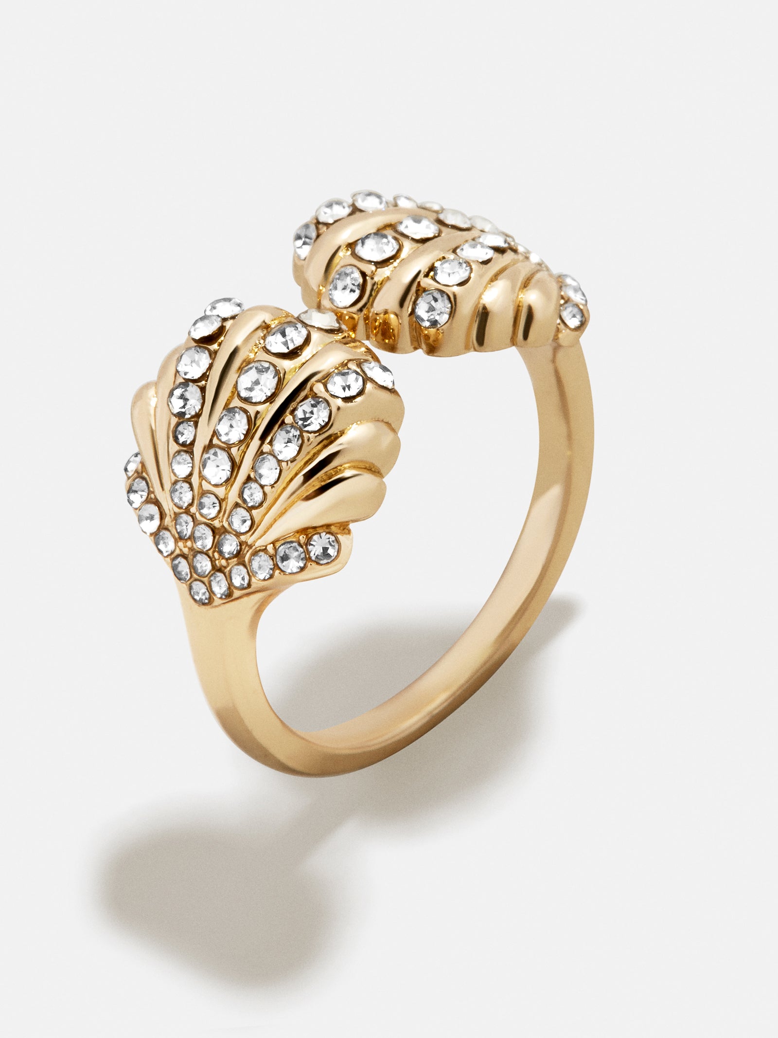 Halle Seashell Ring - Gold/Pavé-Blues Comming