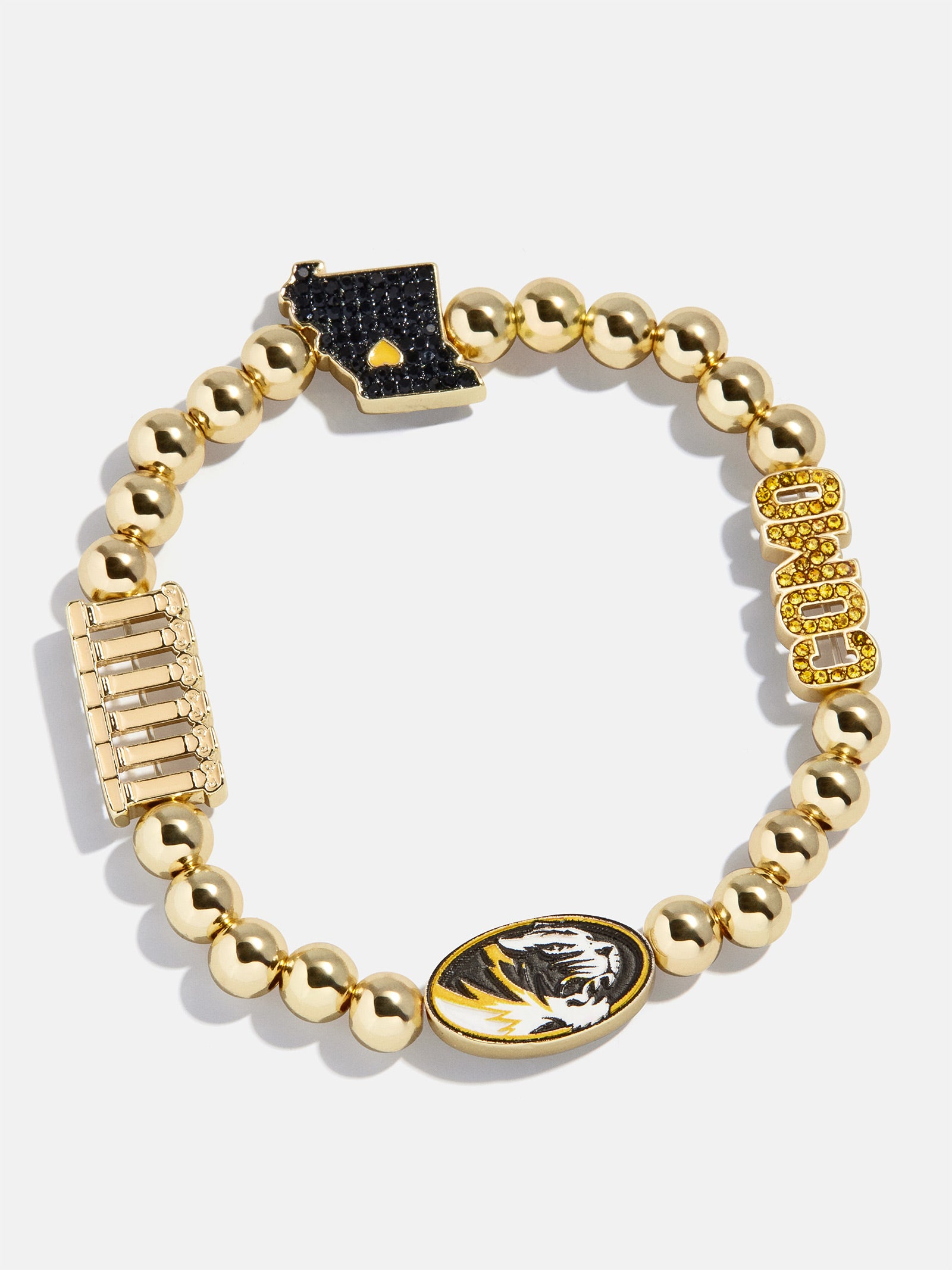 University of Missouri Pisa Bracelet - University of Missouri-Blues Comming