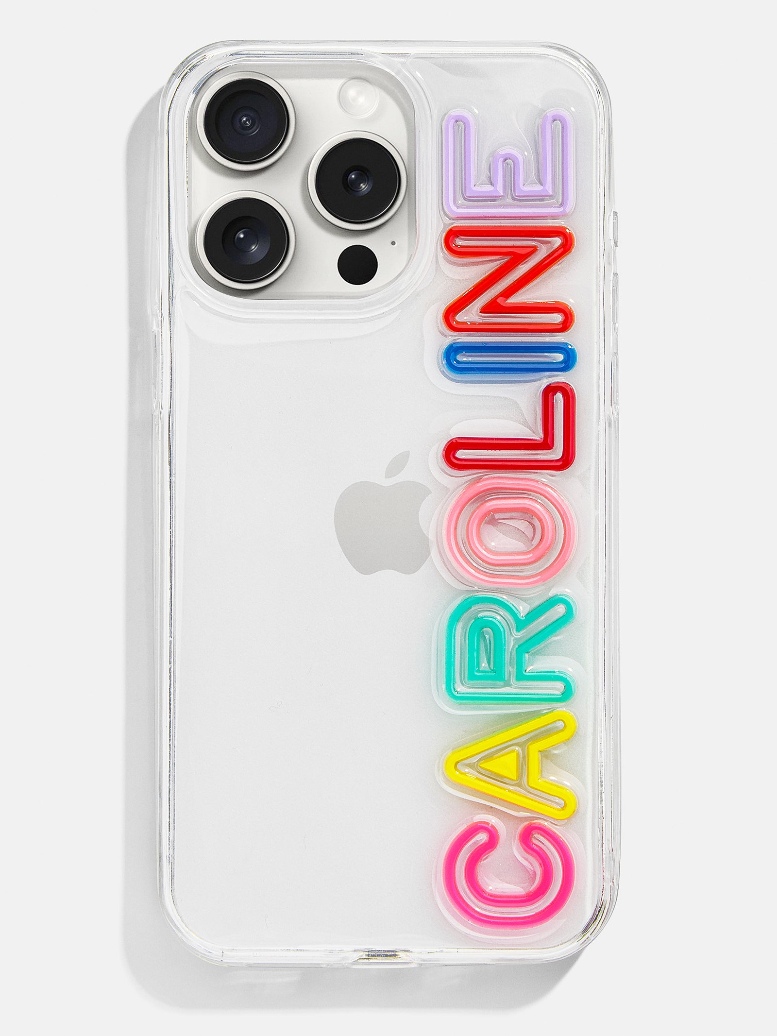 Fine Line Custom iPhone Case - Clear/Multi-Blues Comming